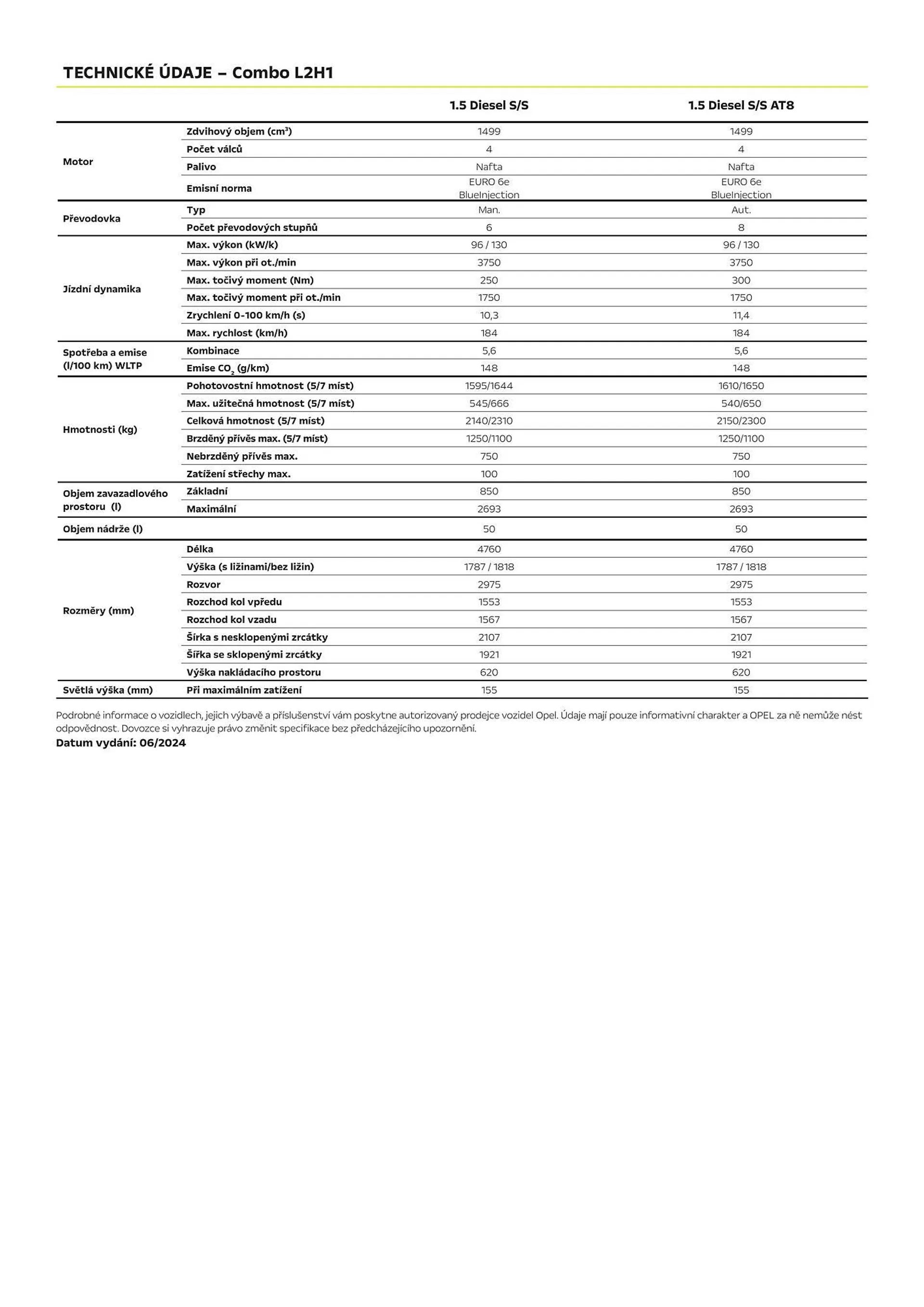 Opel Combo leták - 9. července 31. prosince 2024 - Page 6