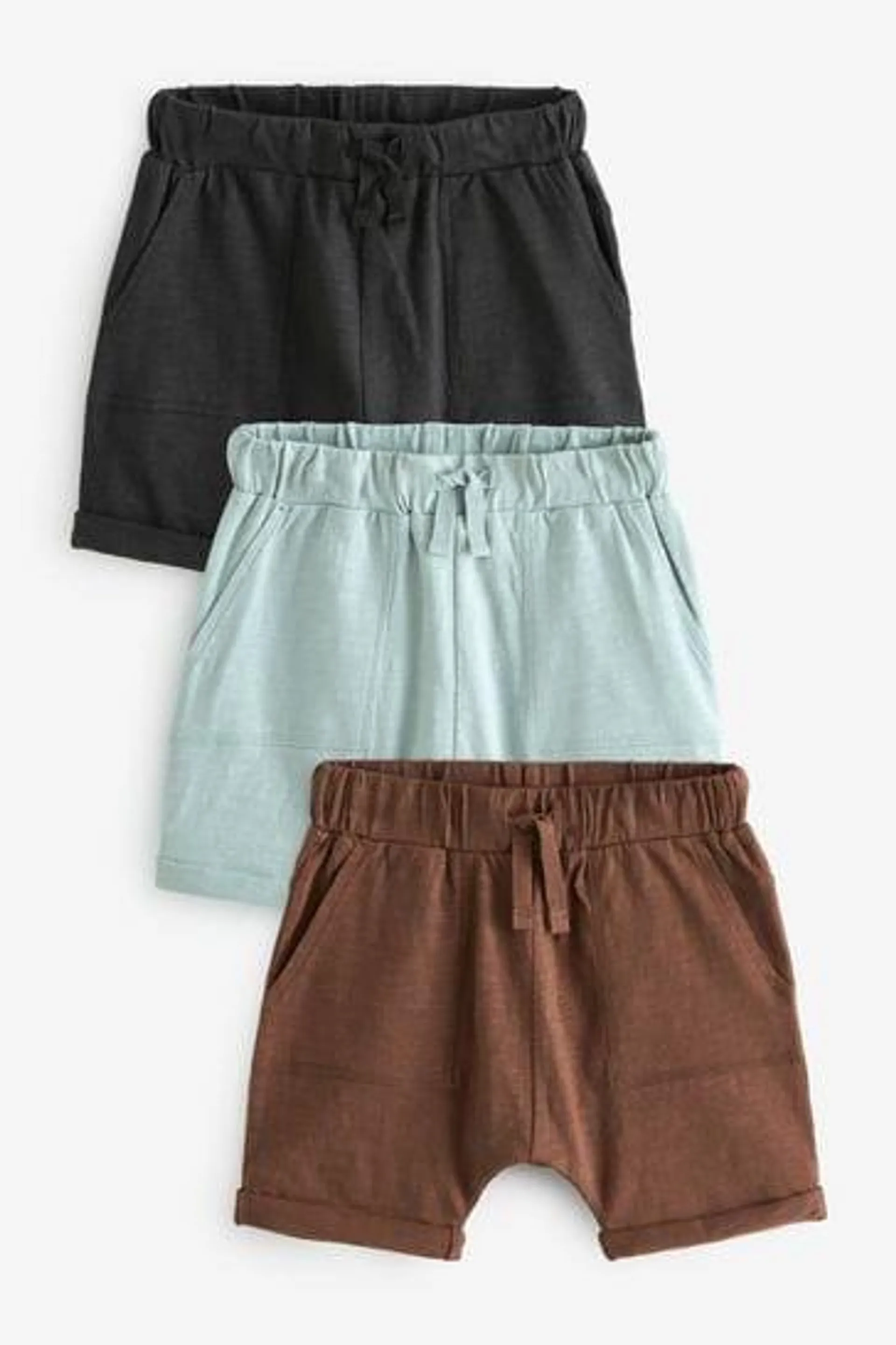 Lightweight Jersey Shorts 3 Pack (3mths-7yrs)