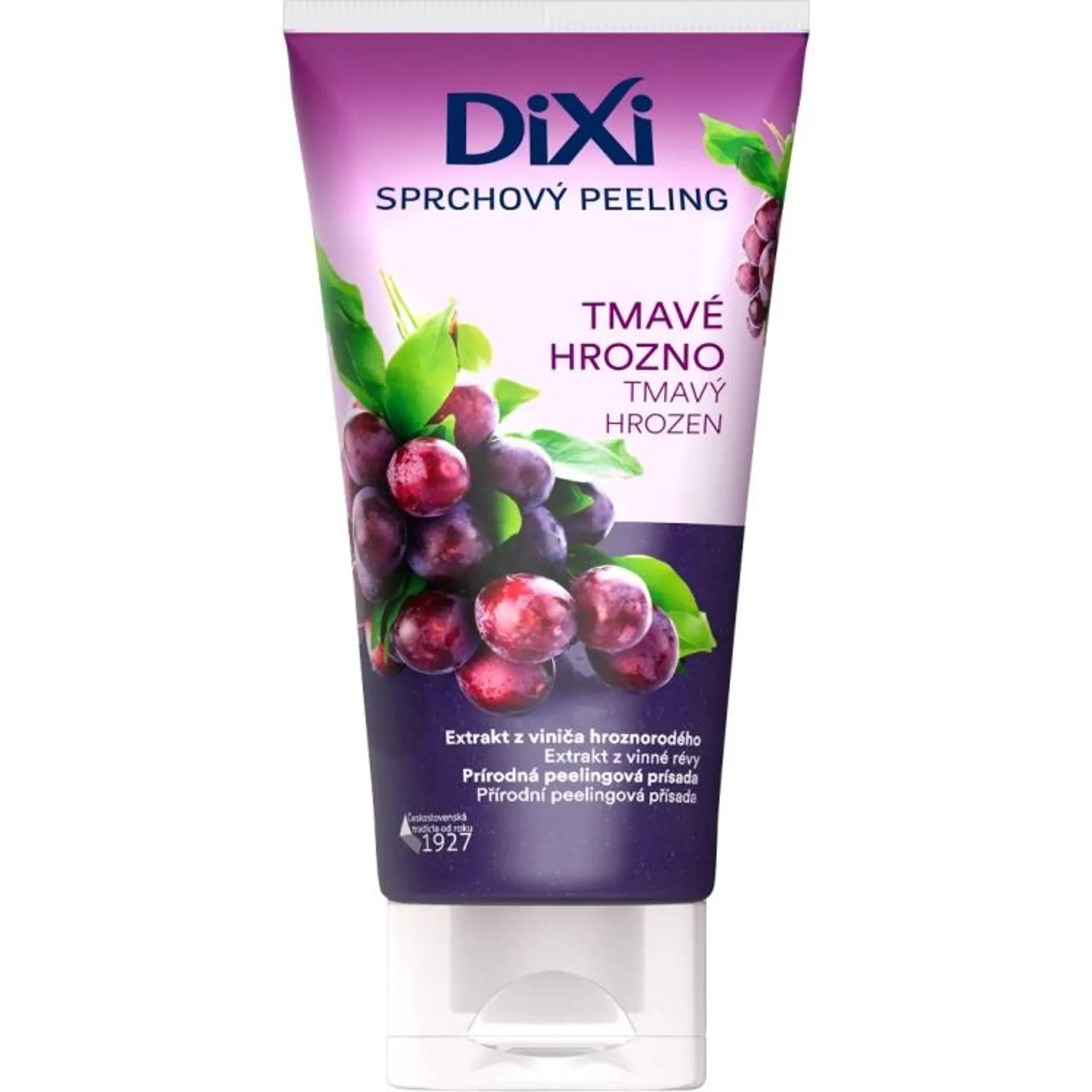 Dixi sprchový peeling Tmavý hrozen, 200 ml