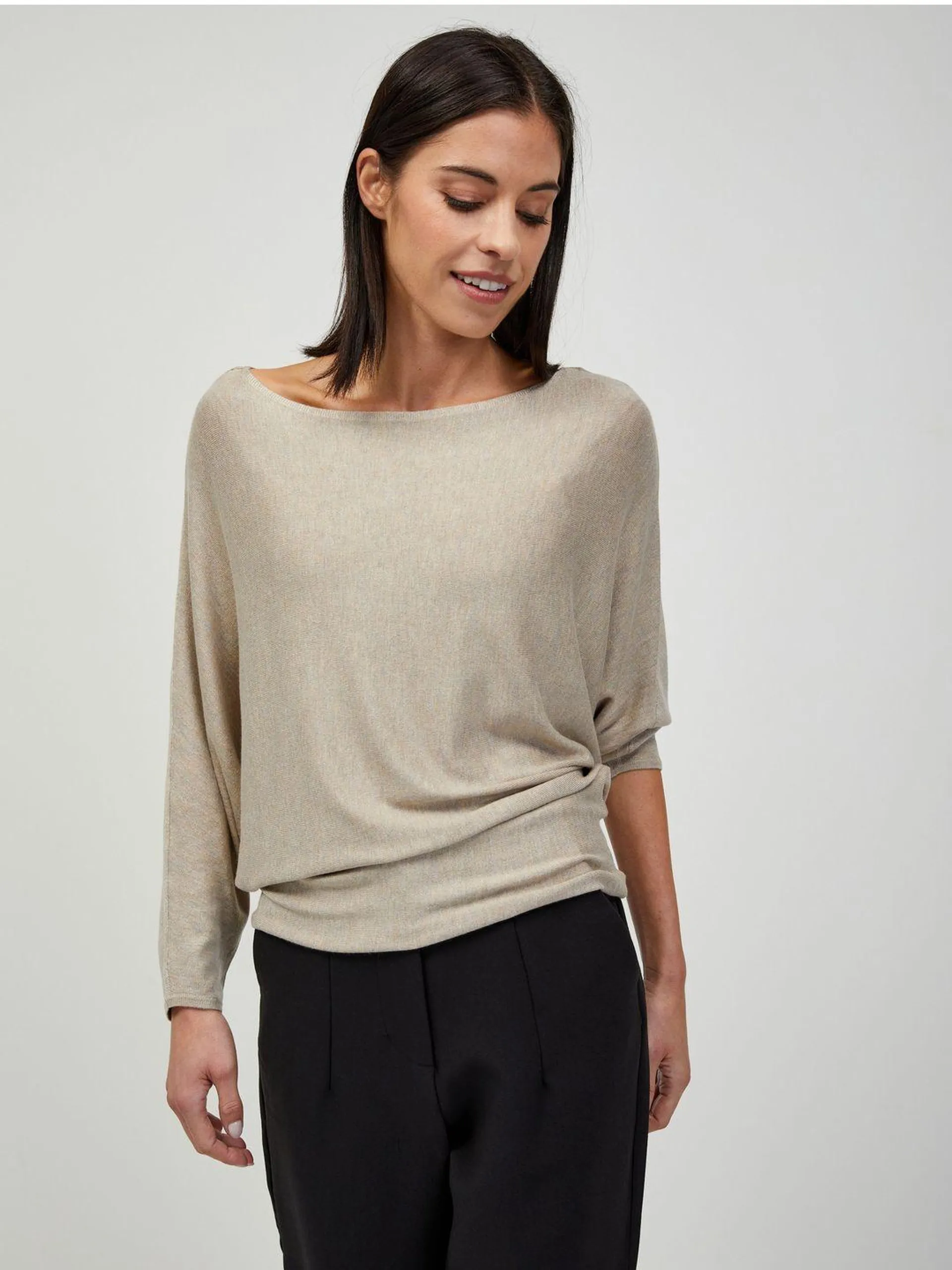 Beigefarbener Pullover ORSAY