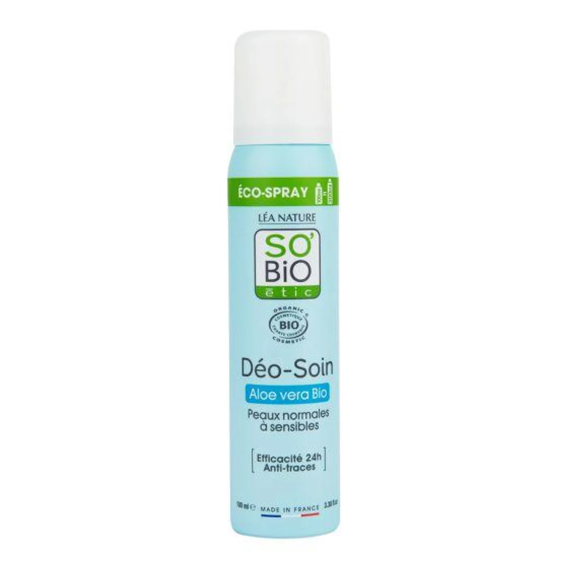 Deodorant přírodní ECO SPRAY 24h aloe vera 100 ml BIO SO’BiO étic