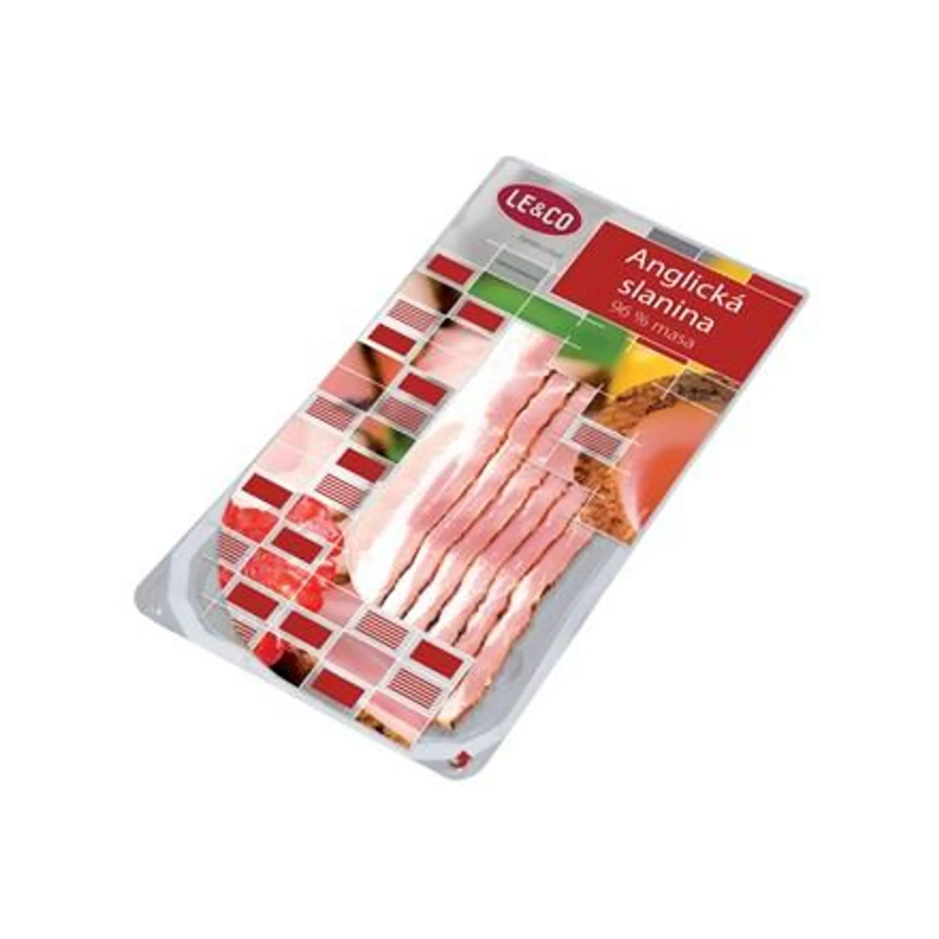 Anglická slanina speciál 96% plátky chlaz. 100 g