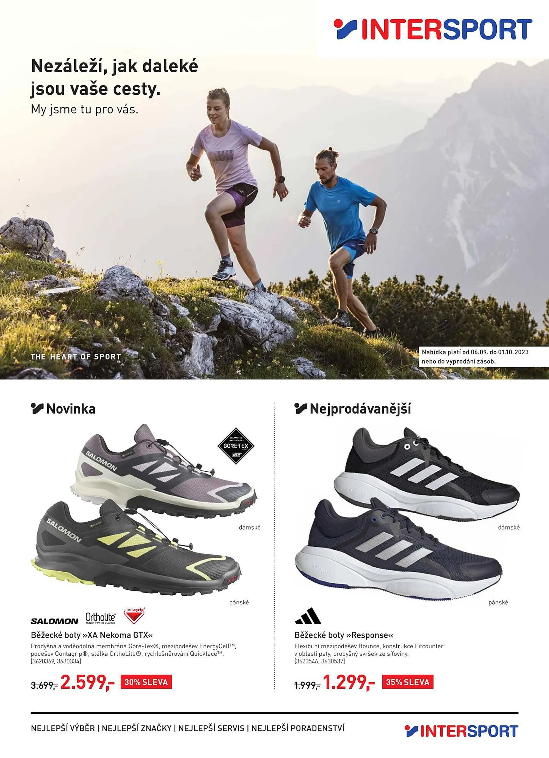 Intersport leták - 6. září 1. října 2023 - Page 1