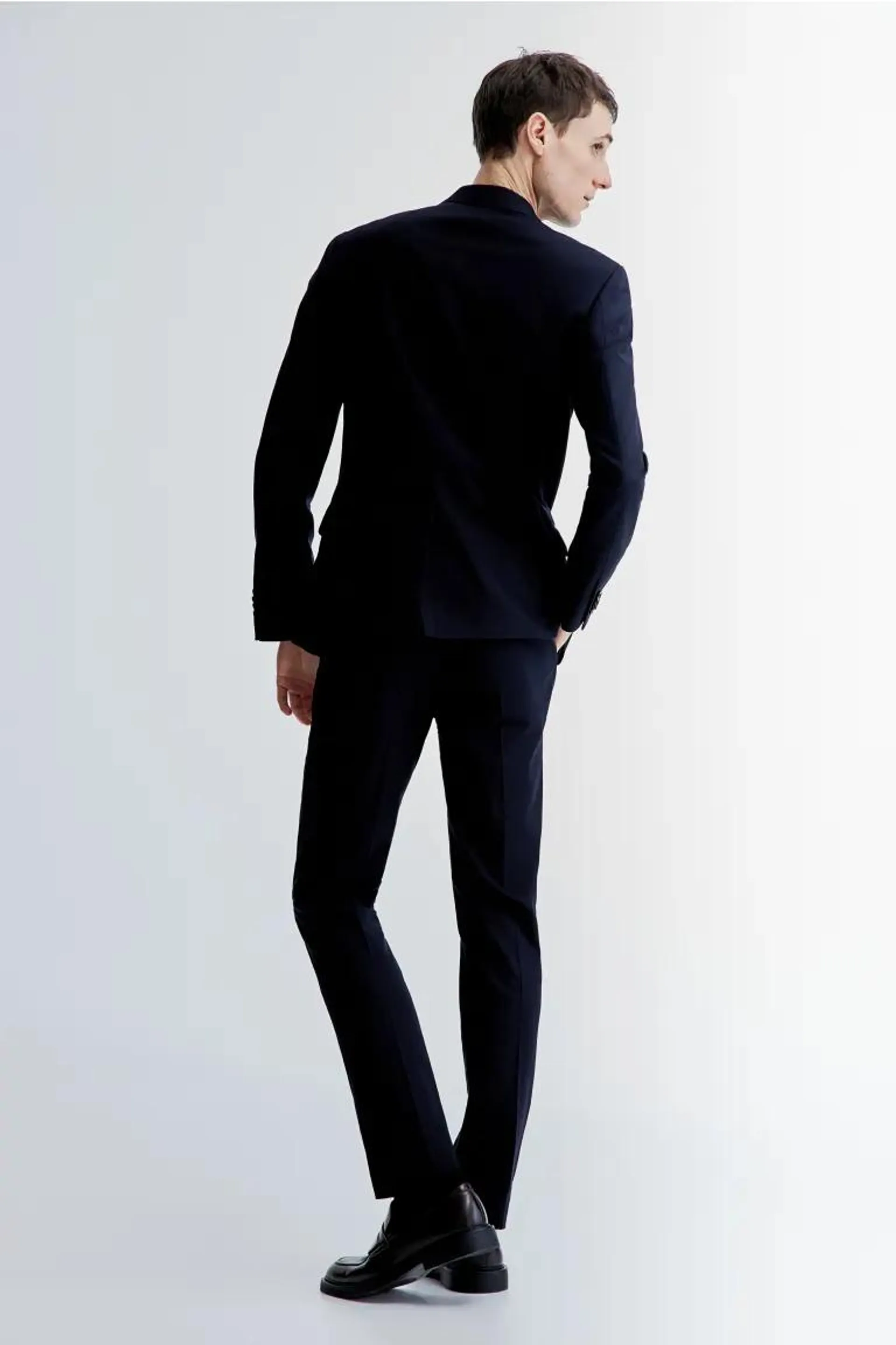 Skinny Fit Suit Pants