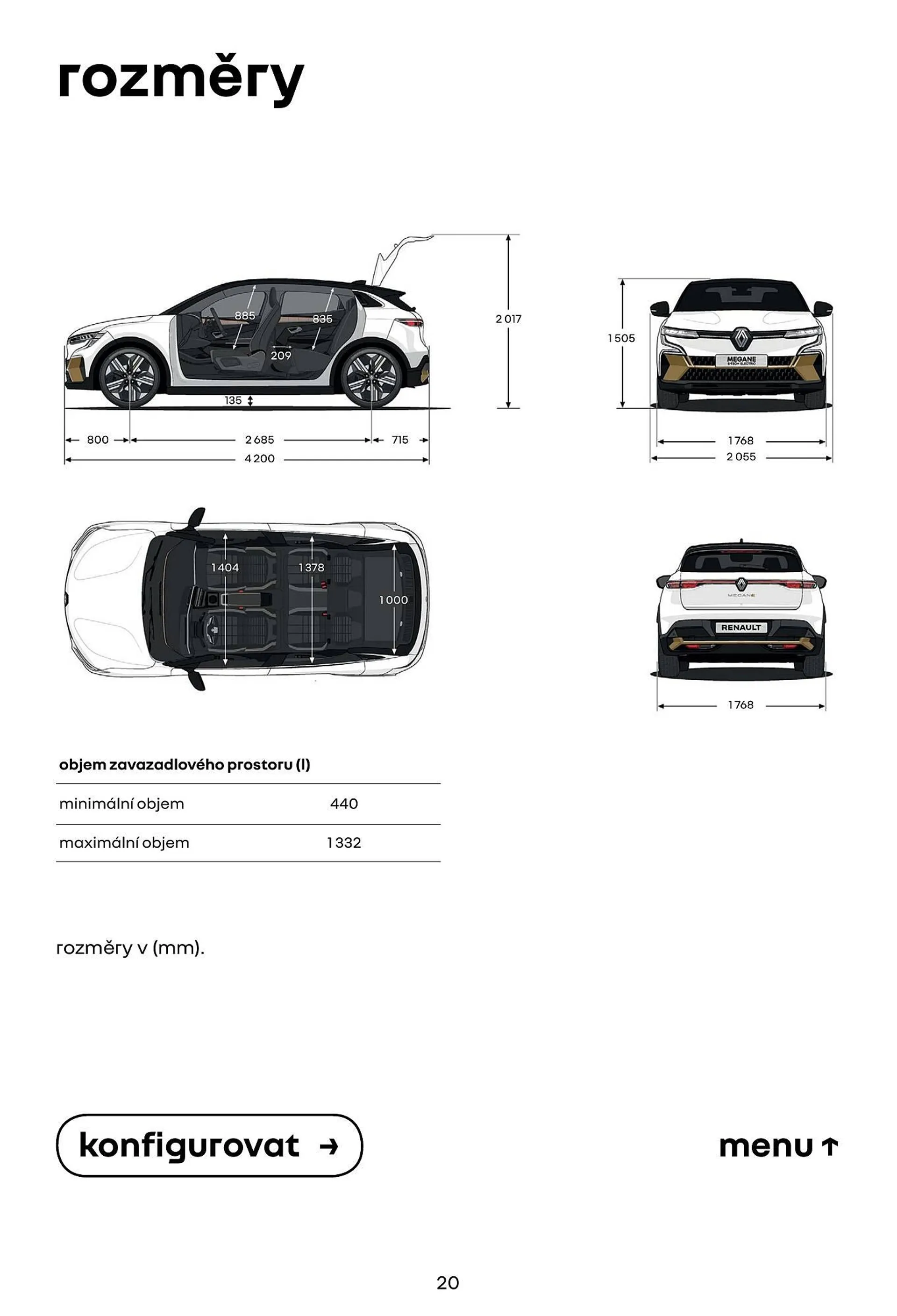 Renault Megane E-TECH leták - 12. července 31. prosince 2024 - Page 20