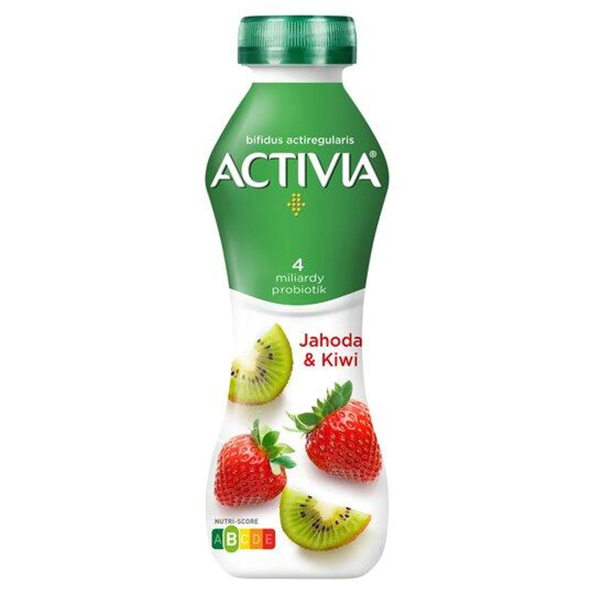 Activia Probiotický jogurtový nápoj jahoda a kiwi 280g