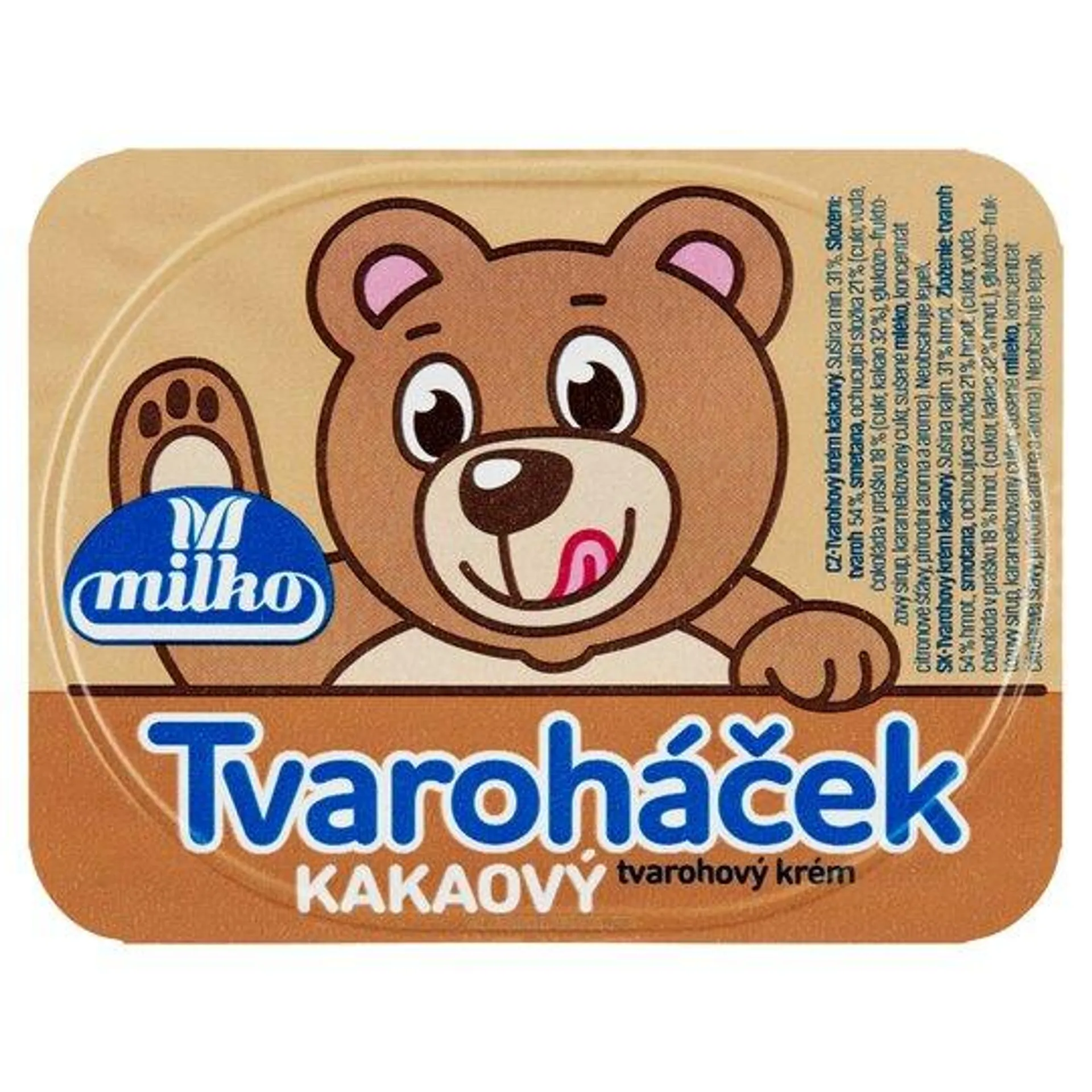 Milko Tvaroháček Kakaový tvarohový krém 90g