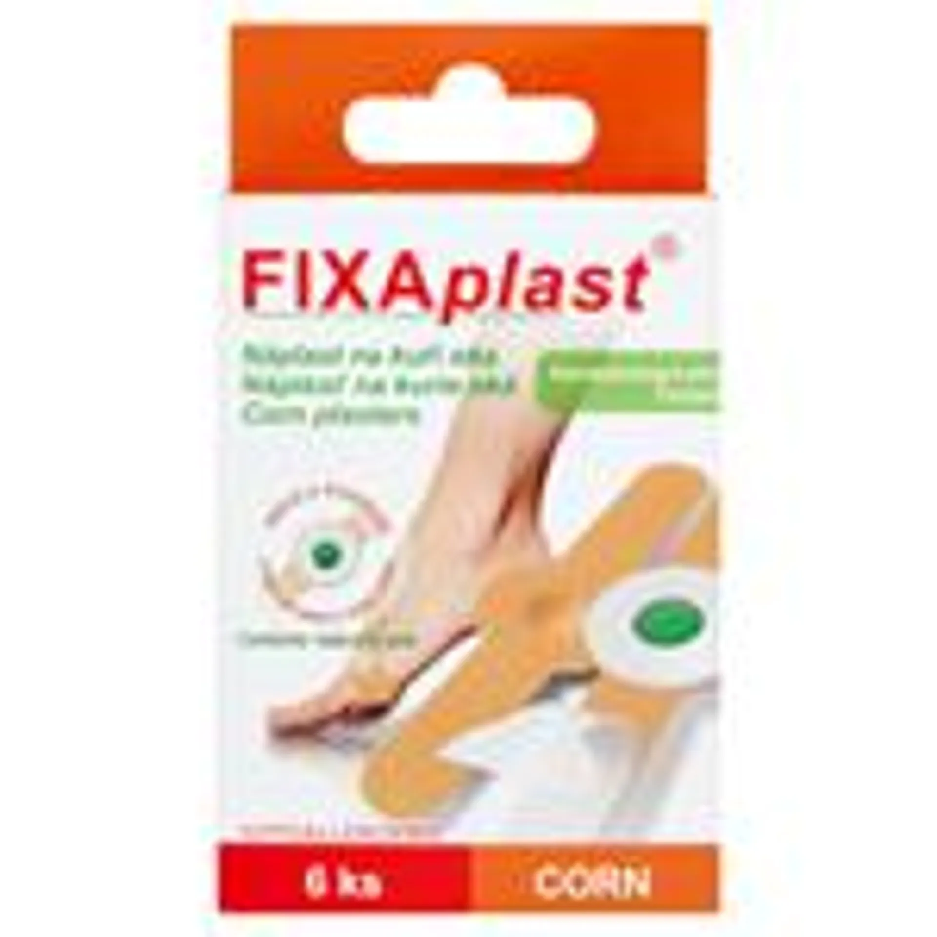 Fixaplast Náplast na kuří oka 6 ks