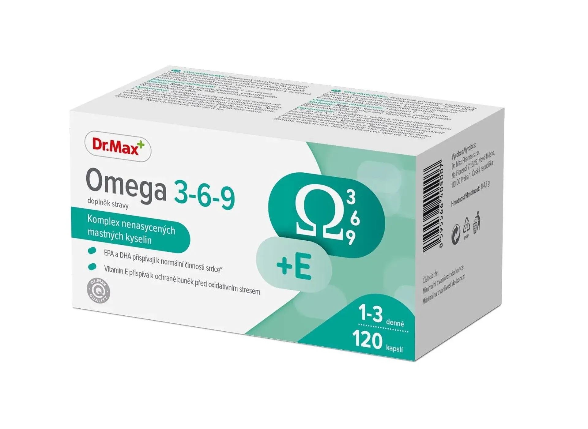 Dr. Max Omega 3-6-9 120 kapslí