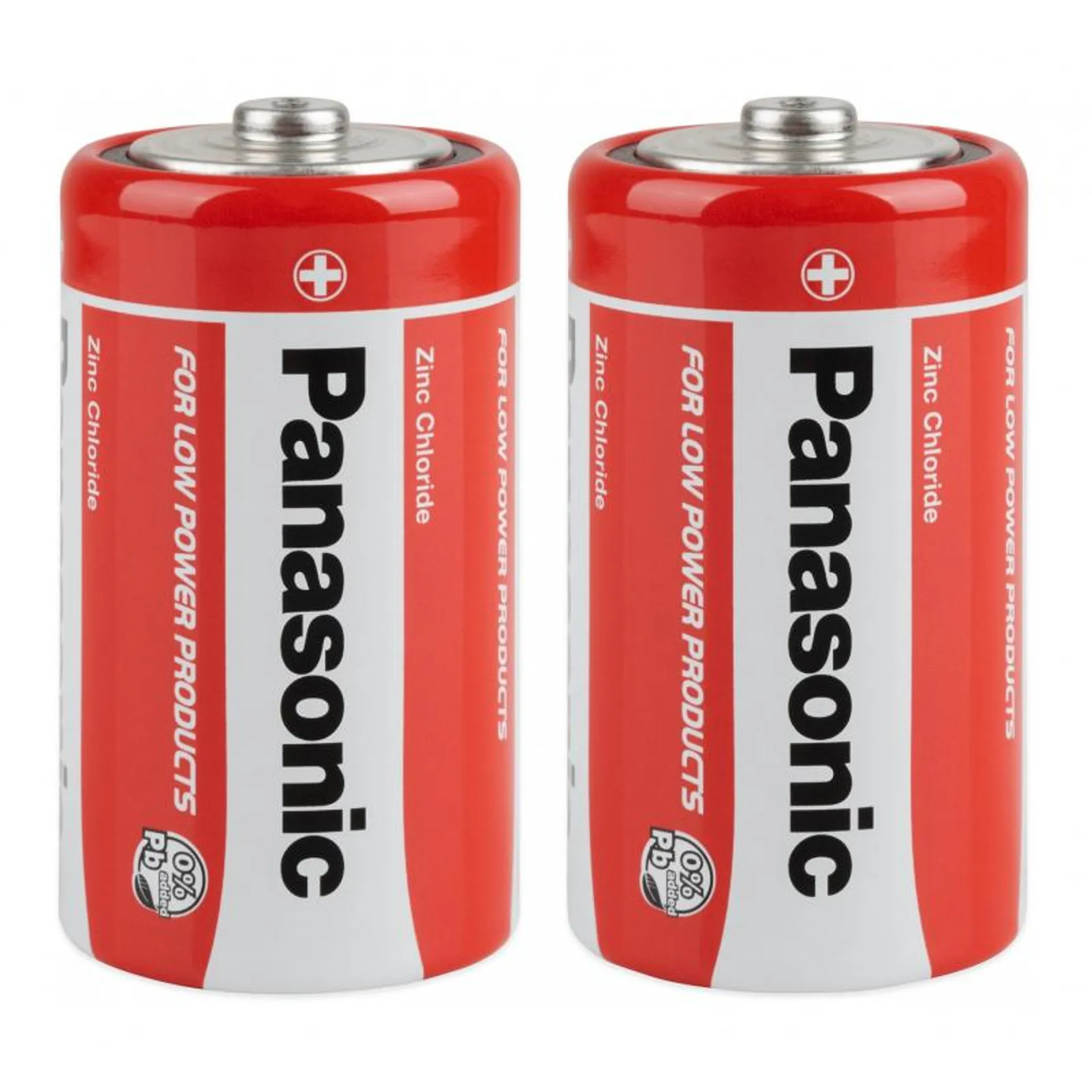 2x baterie Panasonic R14 C zinkové