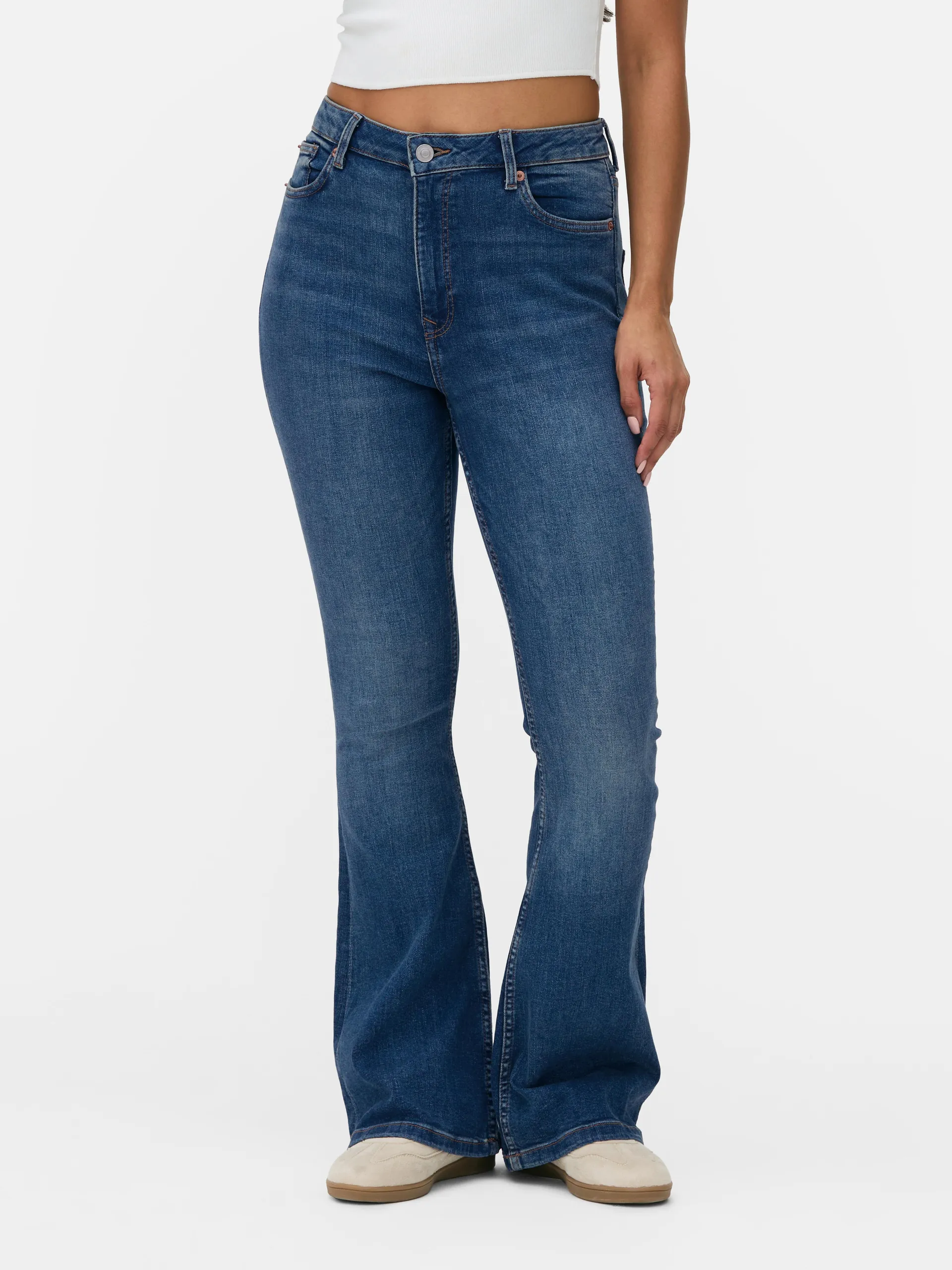 Flared Denim Jeans