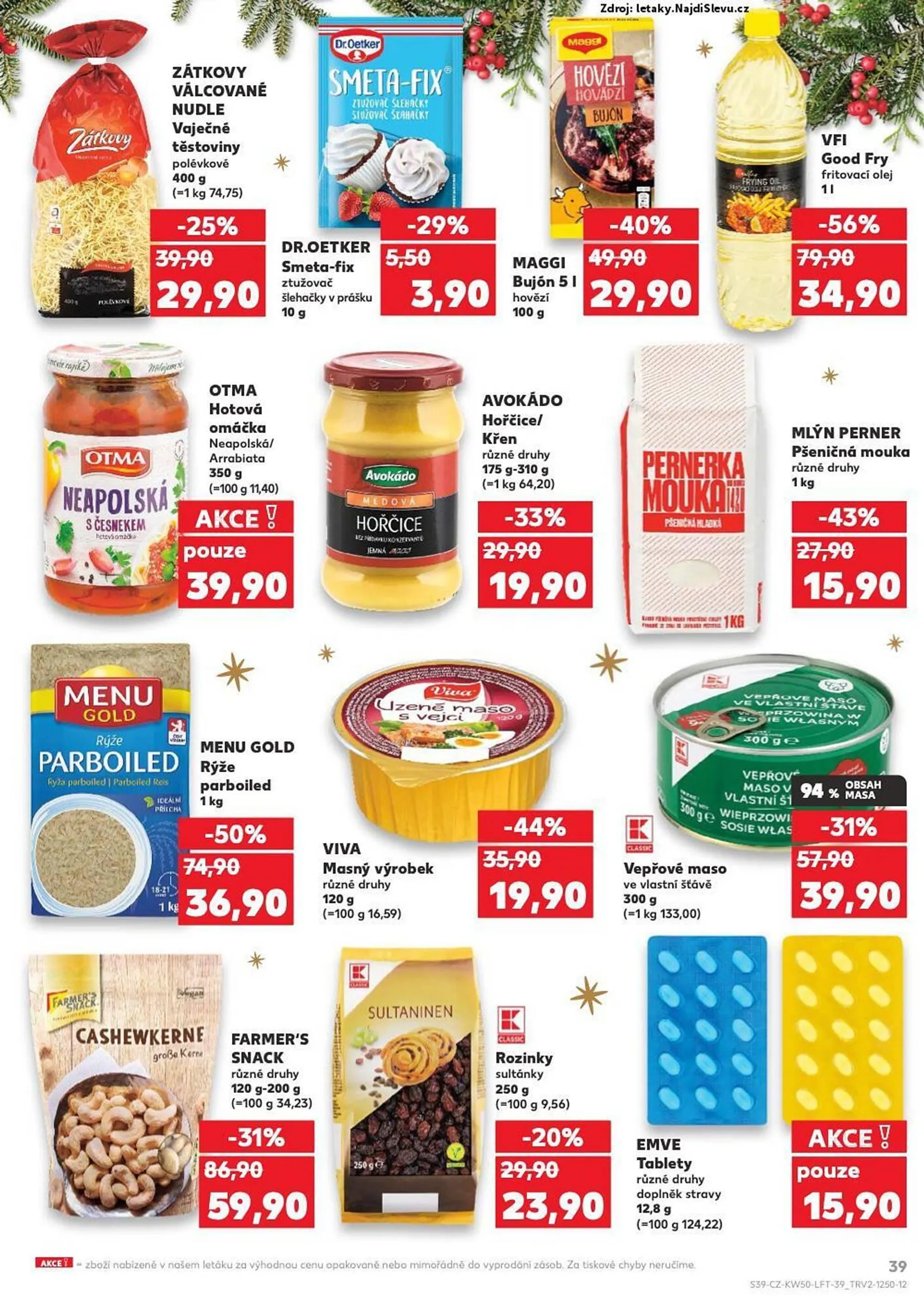 Kaufland leták - 11. prosince 17. prosince 2024 - Page 39