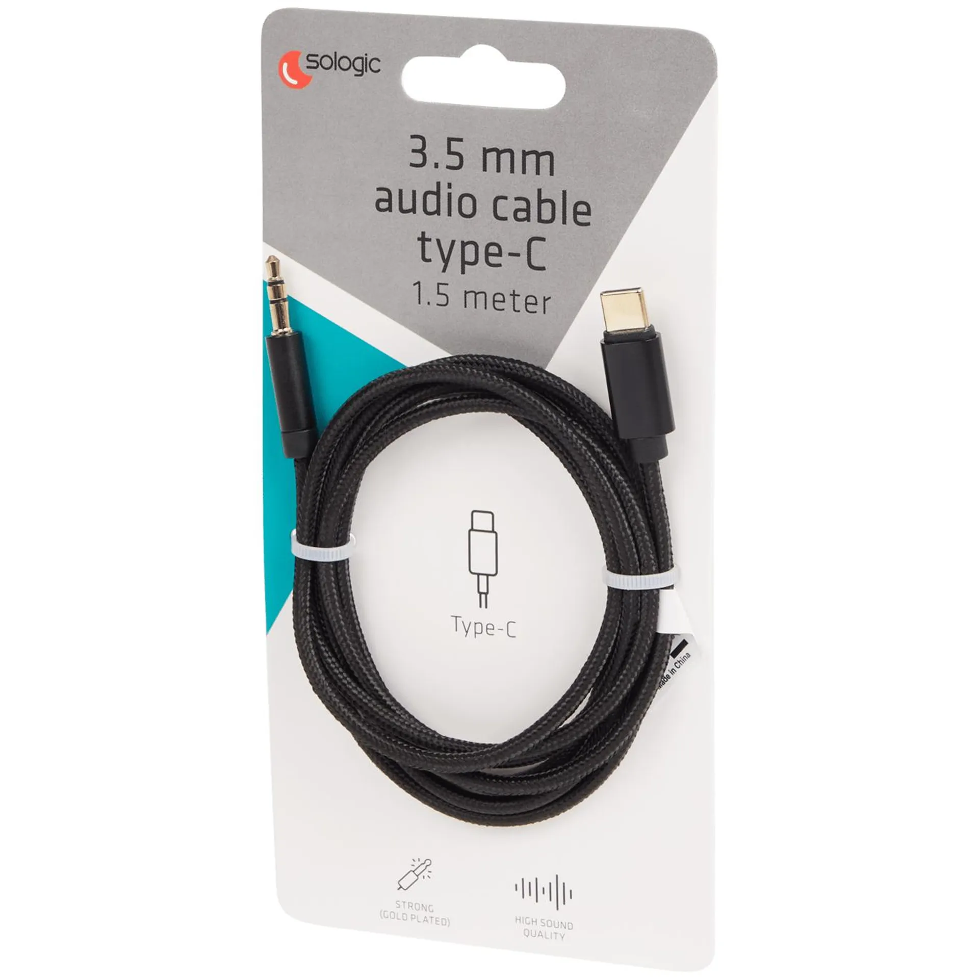 Audiokabel Sologic USB-C do AUX