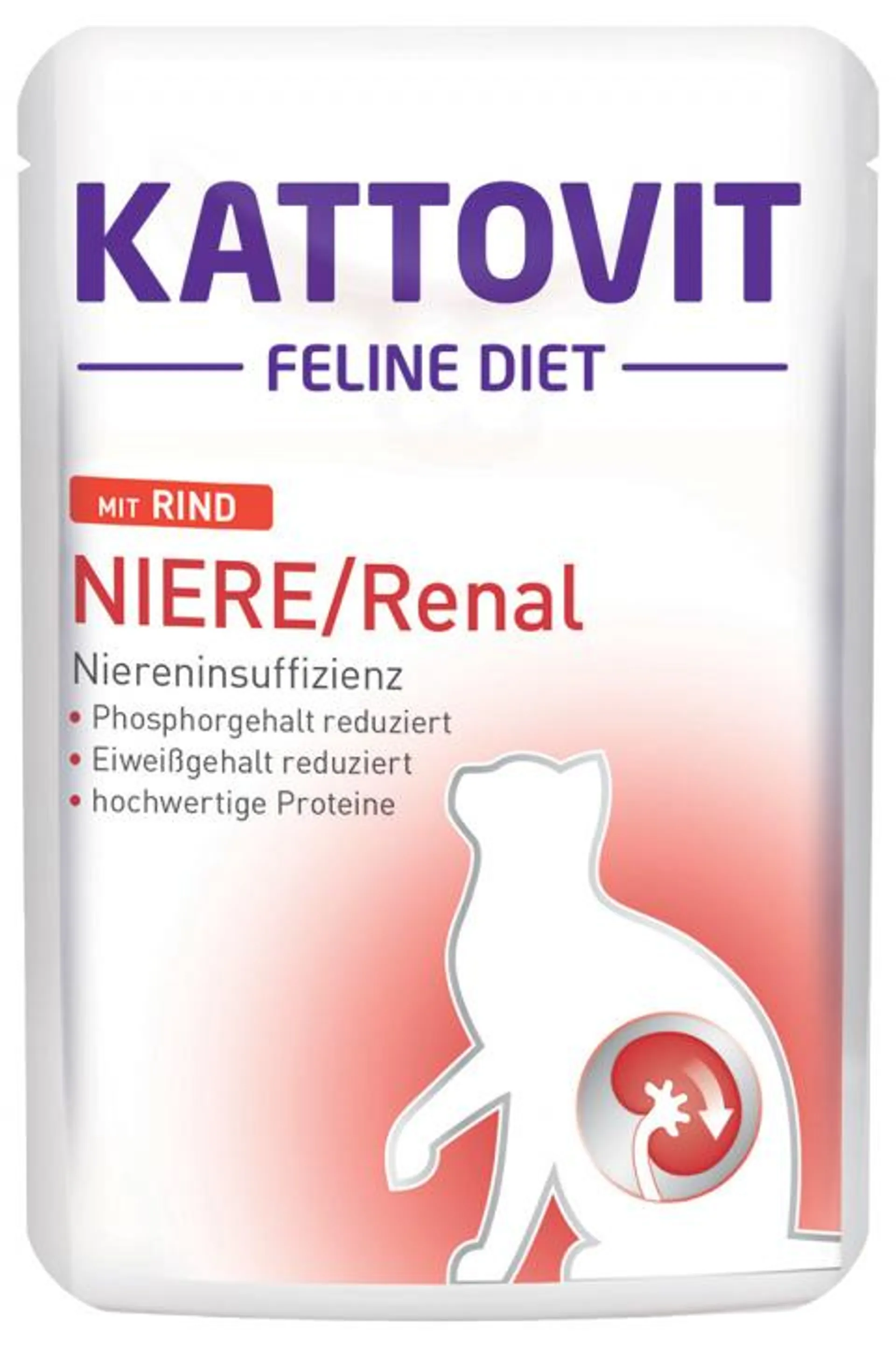 Kapsička Kattovit Niere/Renal hovězí 85g