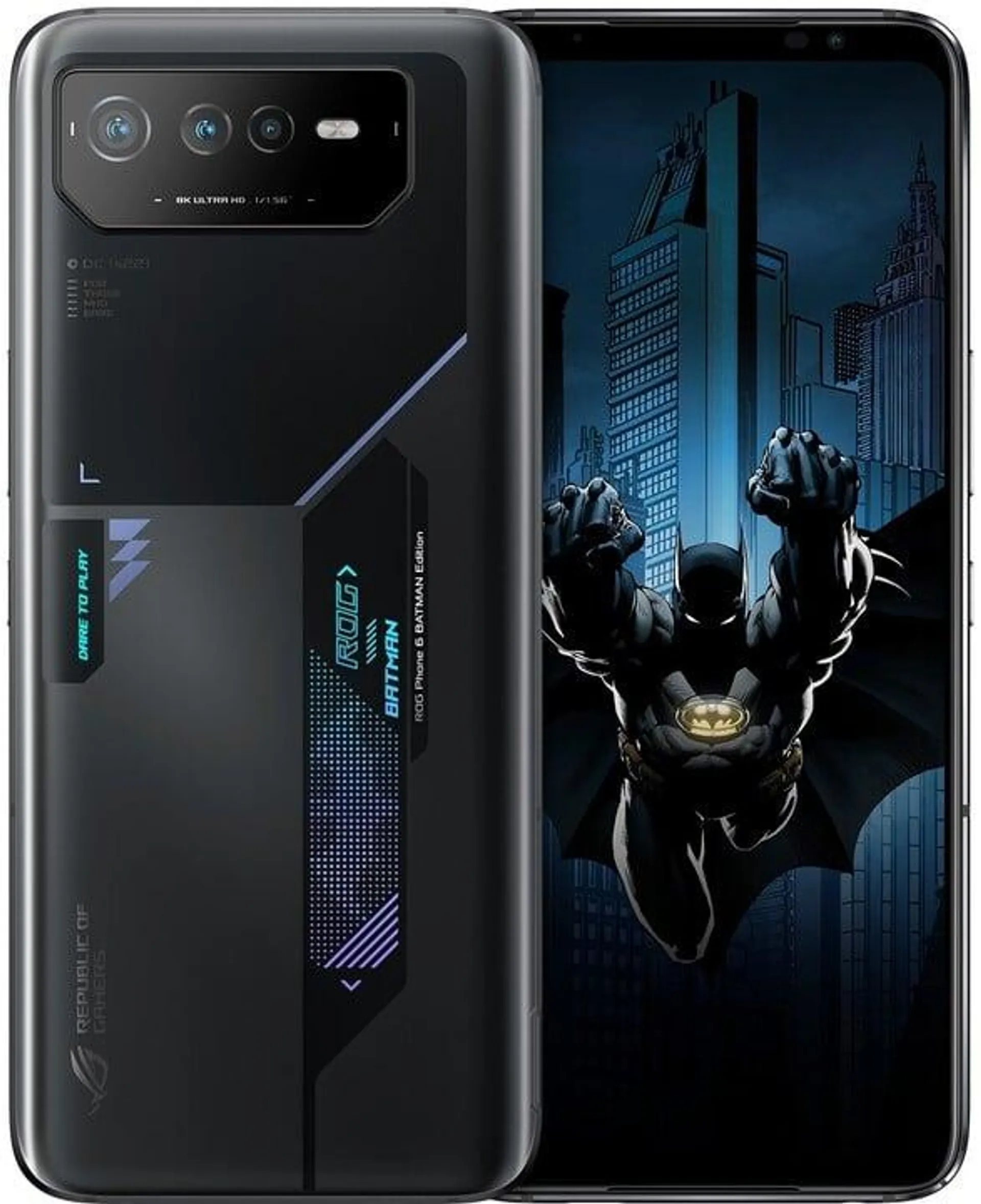 Asus ROG Phone 6D BATMAN Edition, 12GB/256GB, Night Black