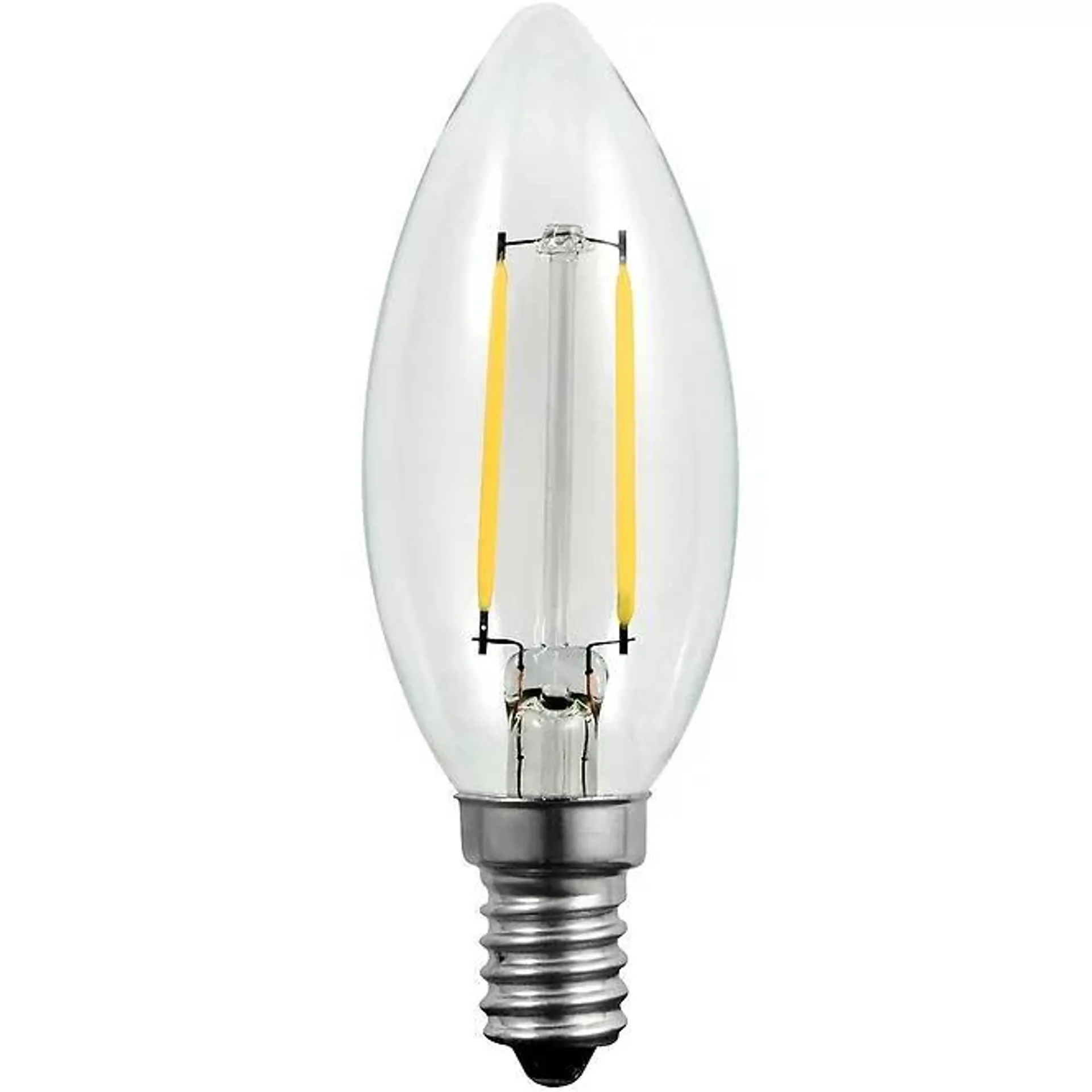 Žárovka LED filament C35 E14 2W