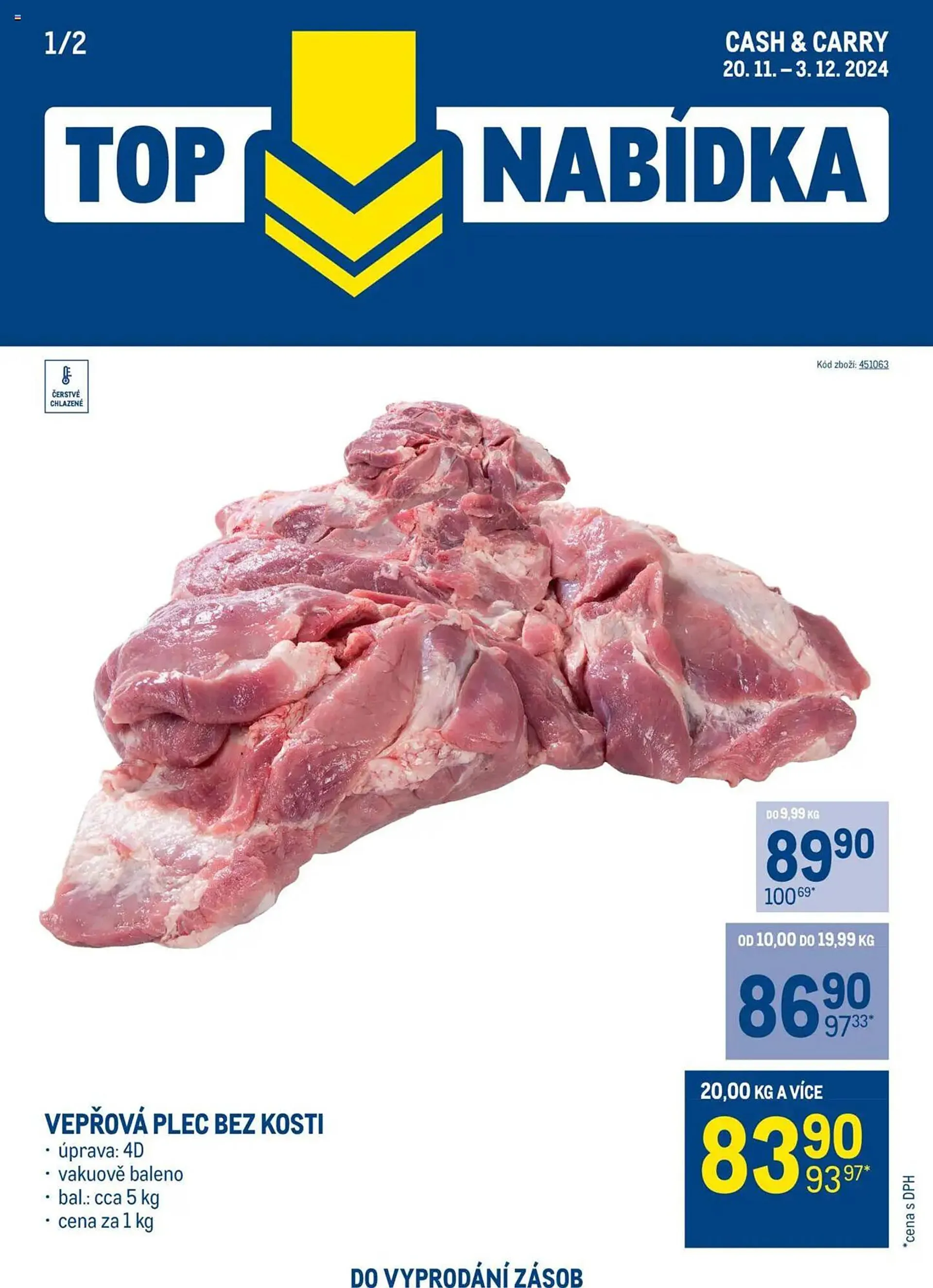 Makro leták - 20. listopadu 3. prosince 2024 - Page 1