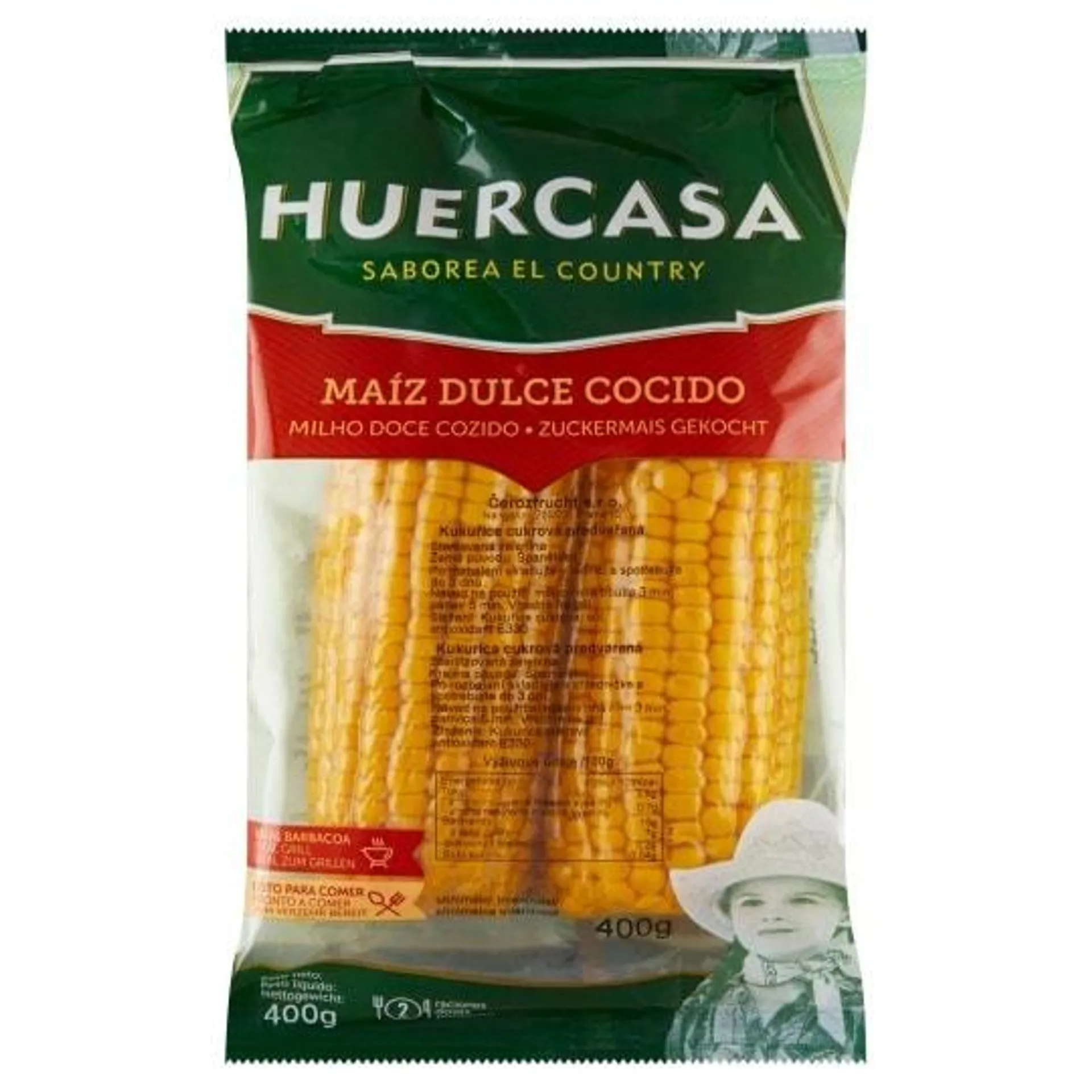 Huercasa Kukuřice cukrová předvařená 400g