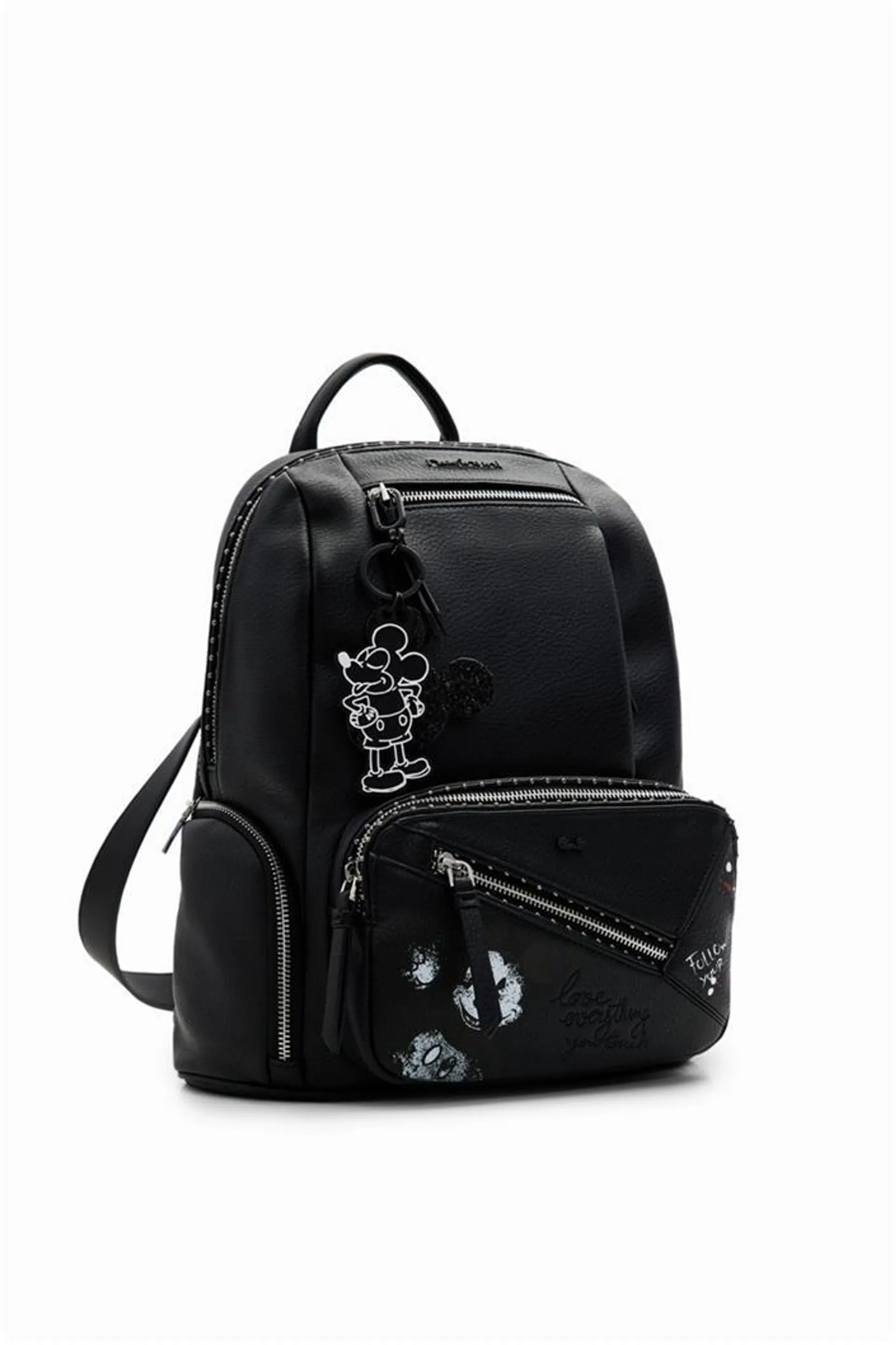 batoh Desigual Mickey Rock Chester negro