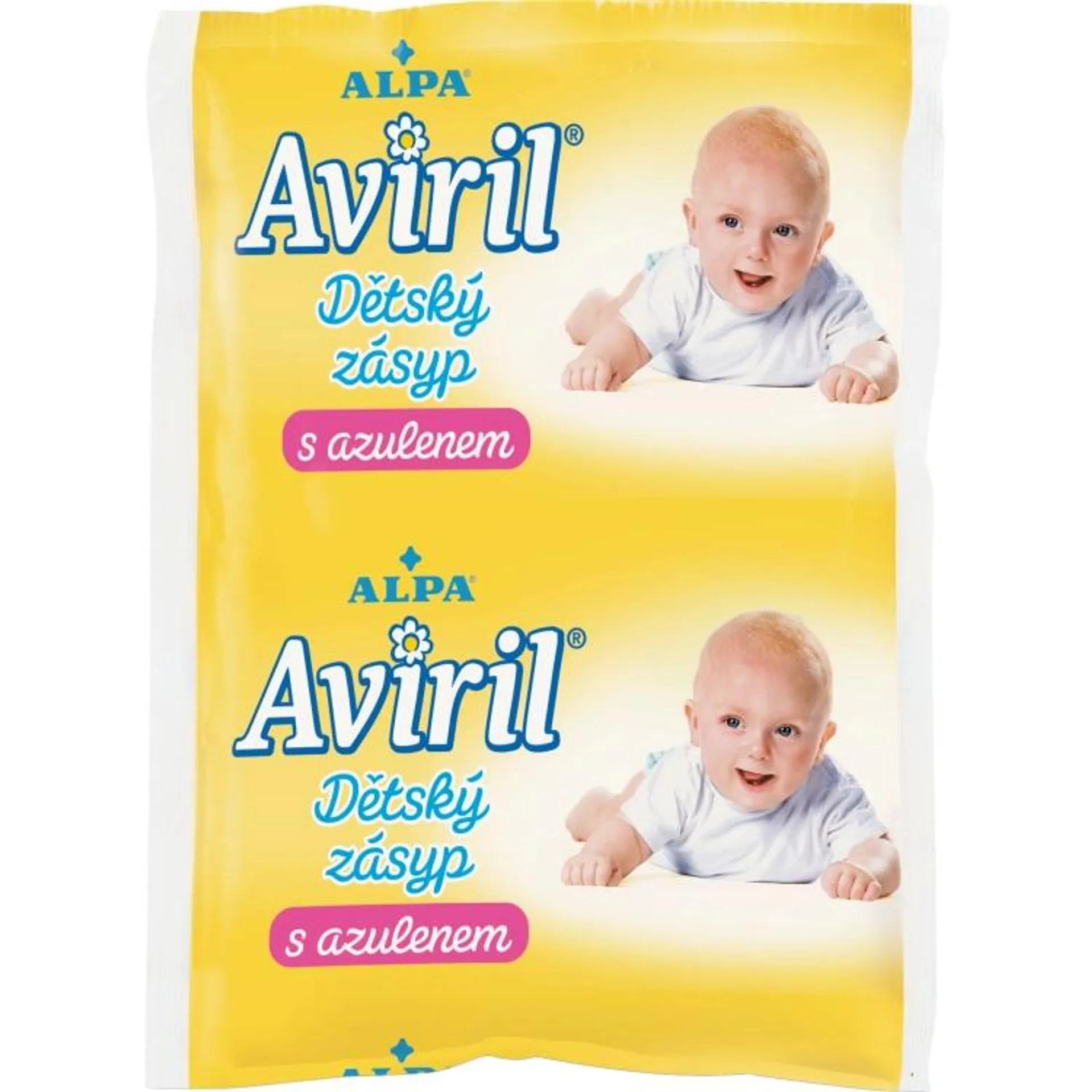 Alpa Aviril dětský zásyp s azulenem sáček, 100 g