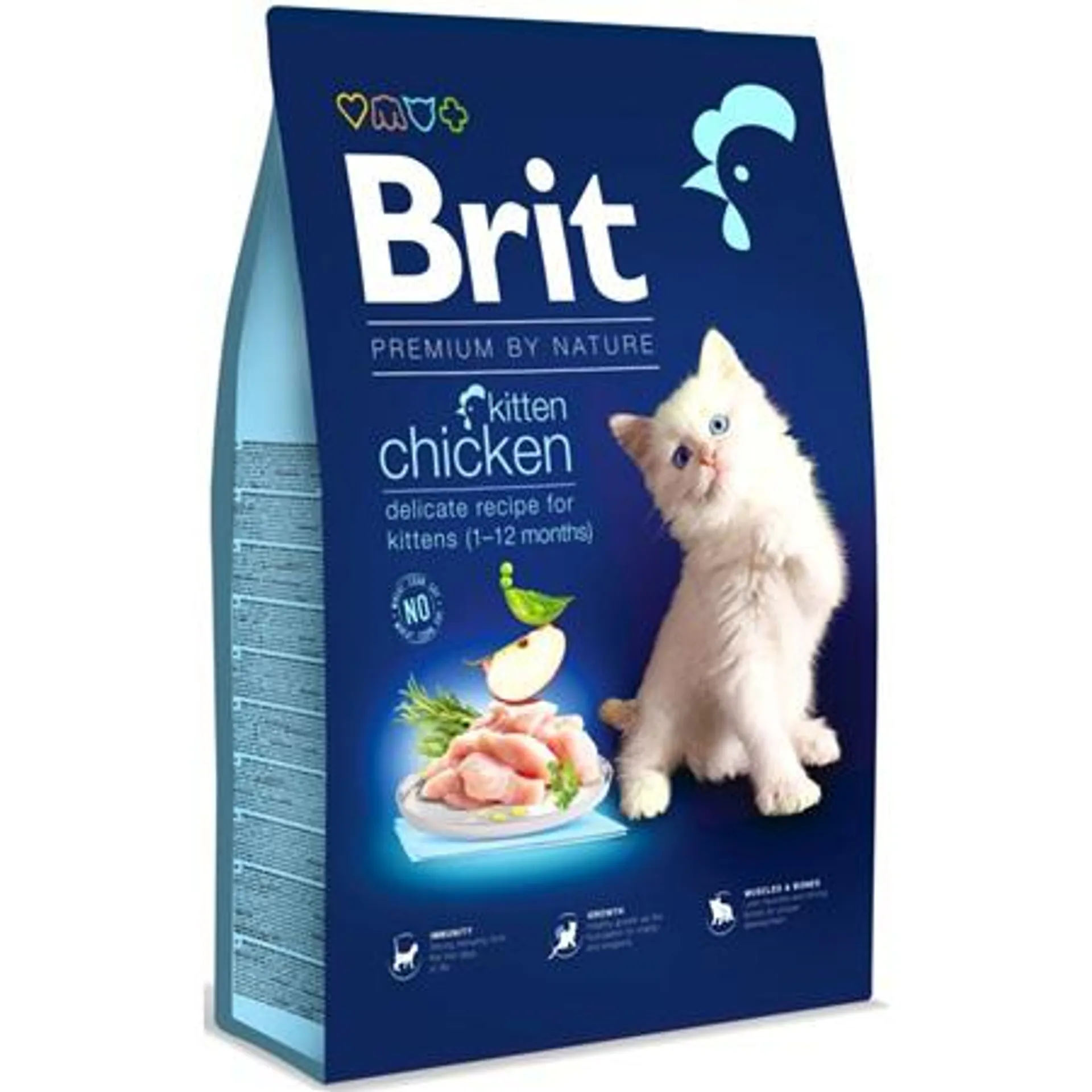 Brit Premium by Nature Cat Kitten Chicken 8 kg