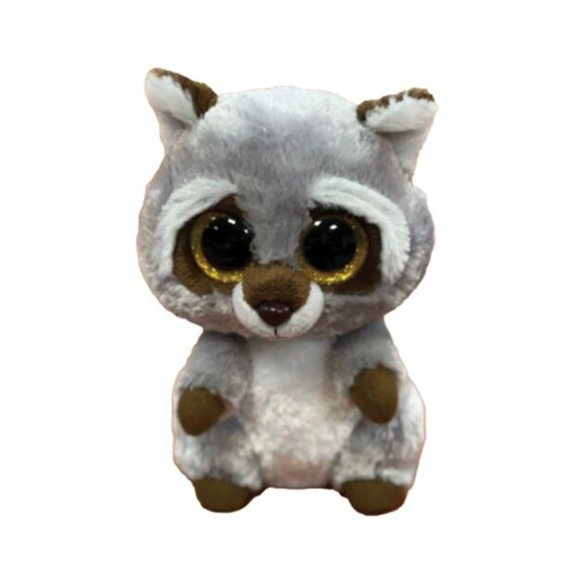 TY Beanie BOOS OAKIE, 15 cm - šedý mýval