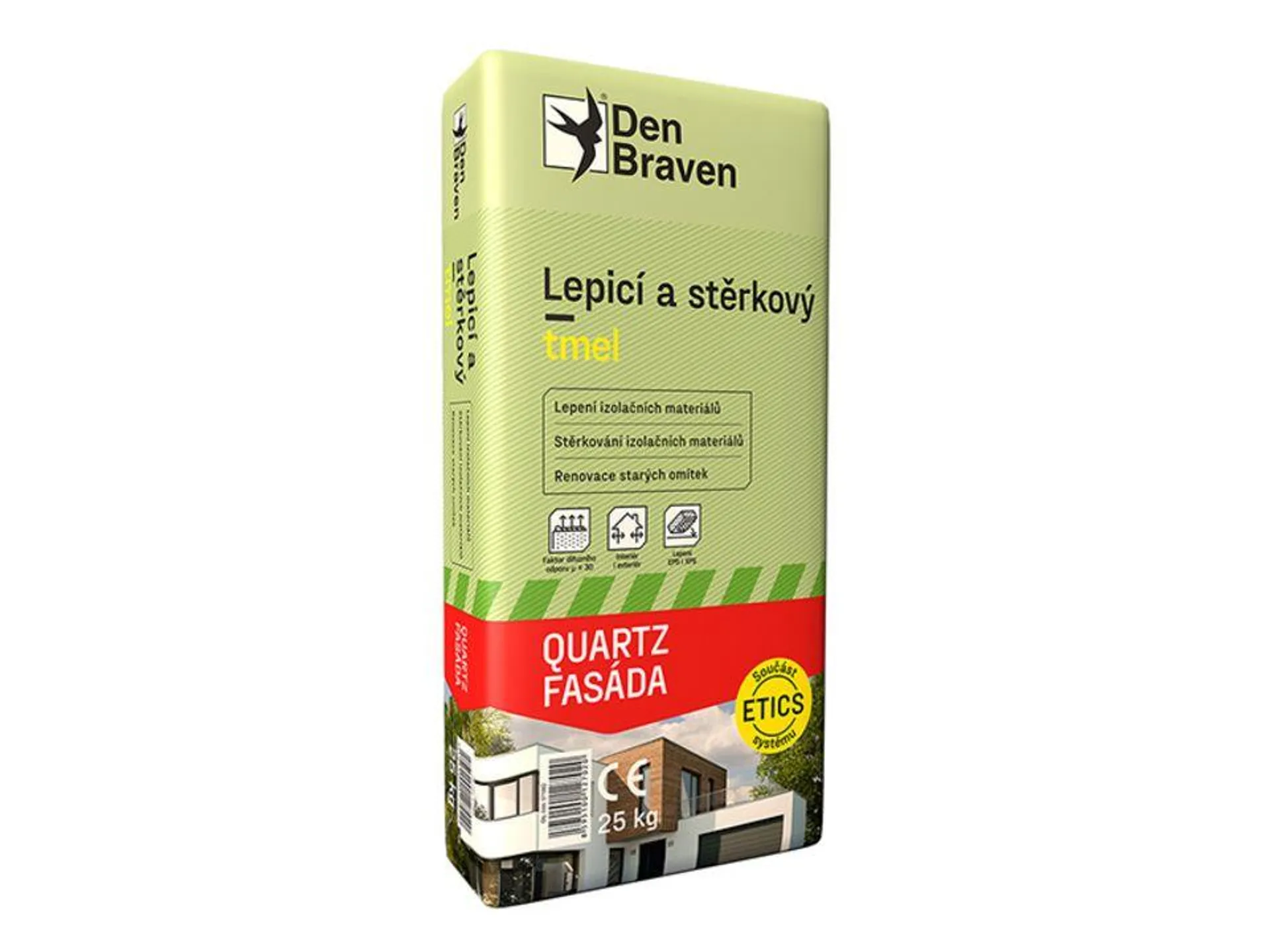 Lepidlo a stěrka Quartz fasáda 25 kg