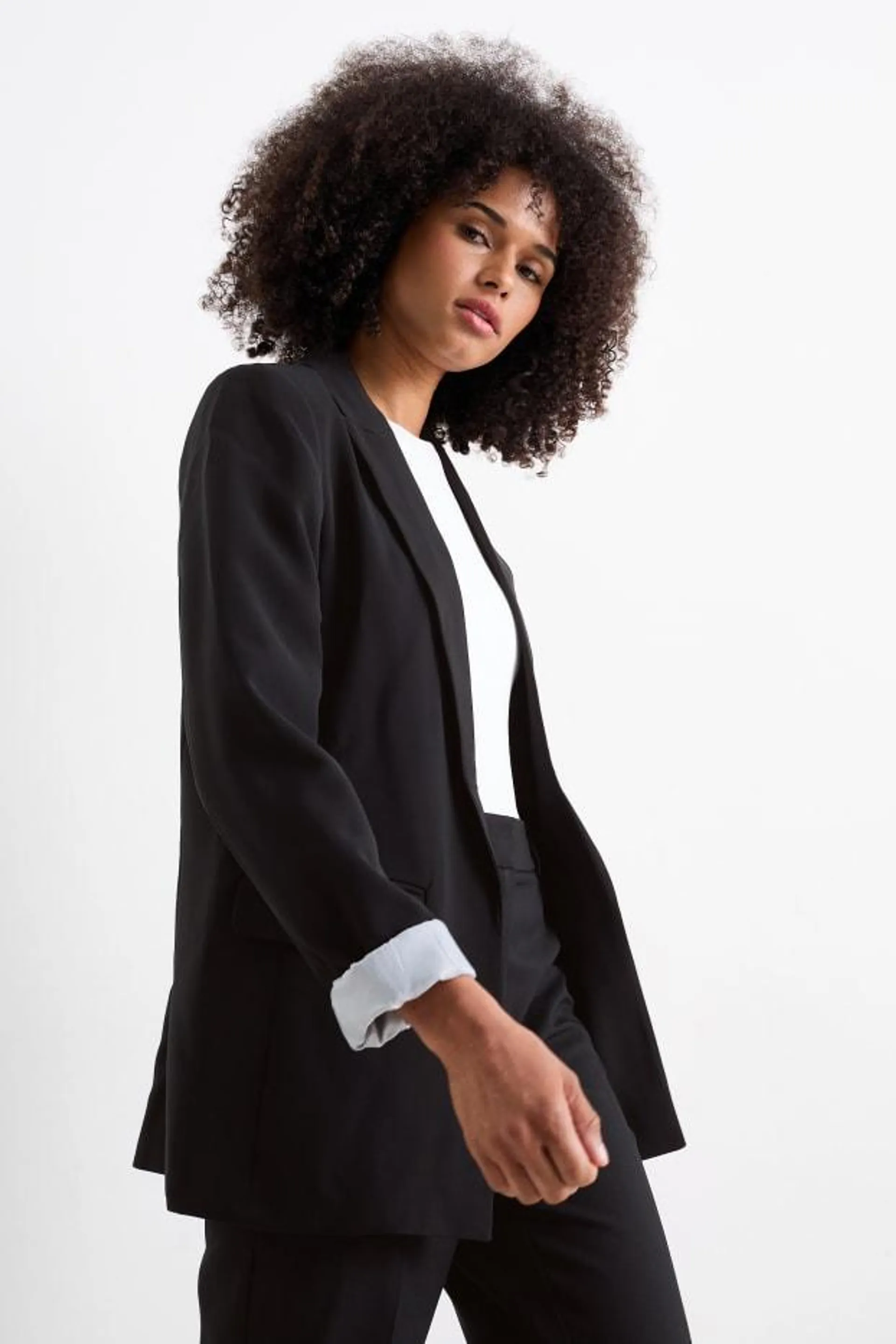 Long blazer - relaxed fit