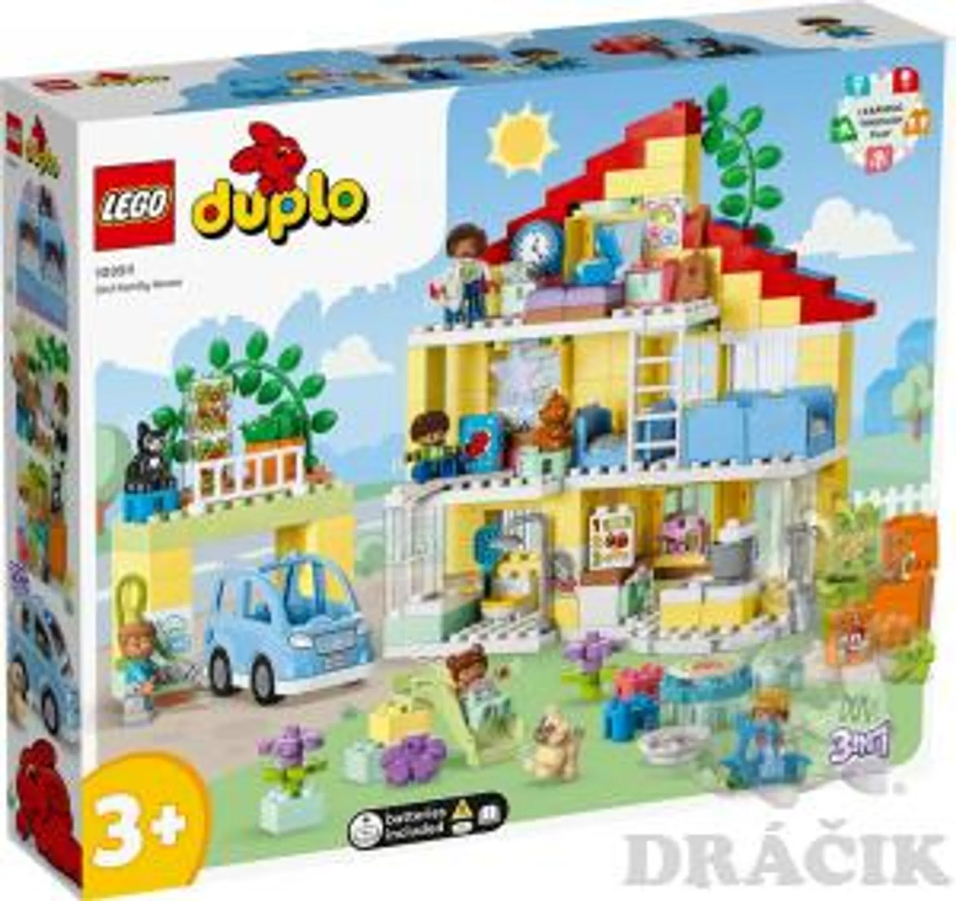 10994 Lego Duplo- Rodinný dom 3 v 1