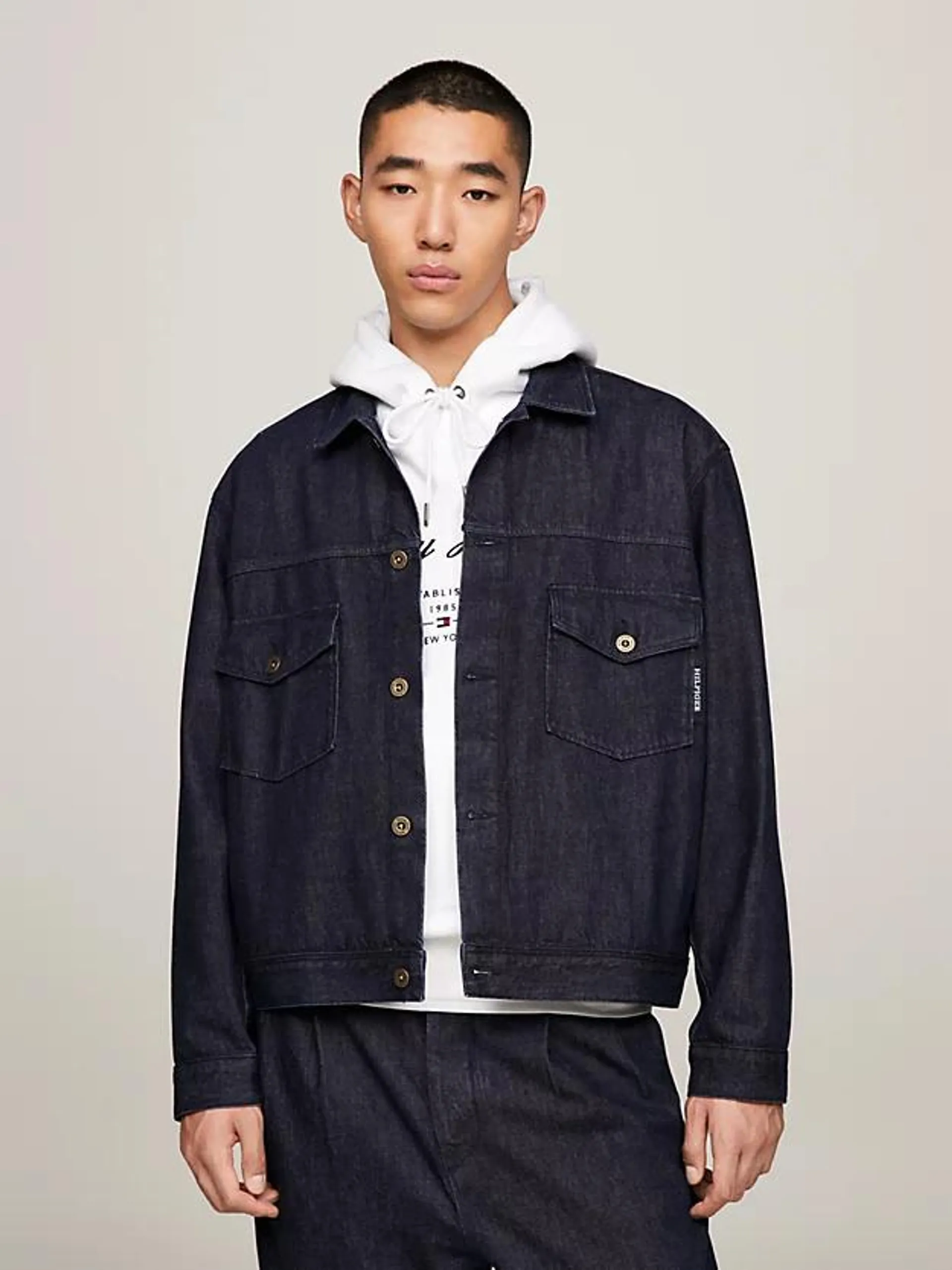 Envelope Pocket Denim Jacket