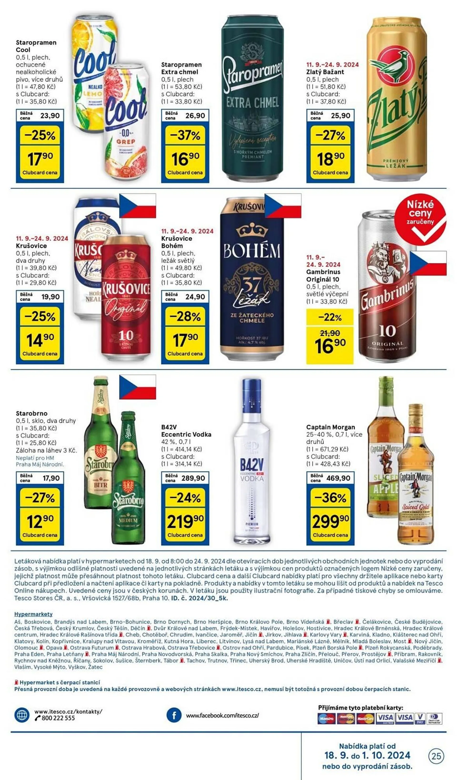 Tesco leták - 18. září 24. září 2024 - Page 25