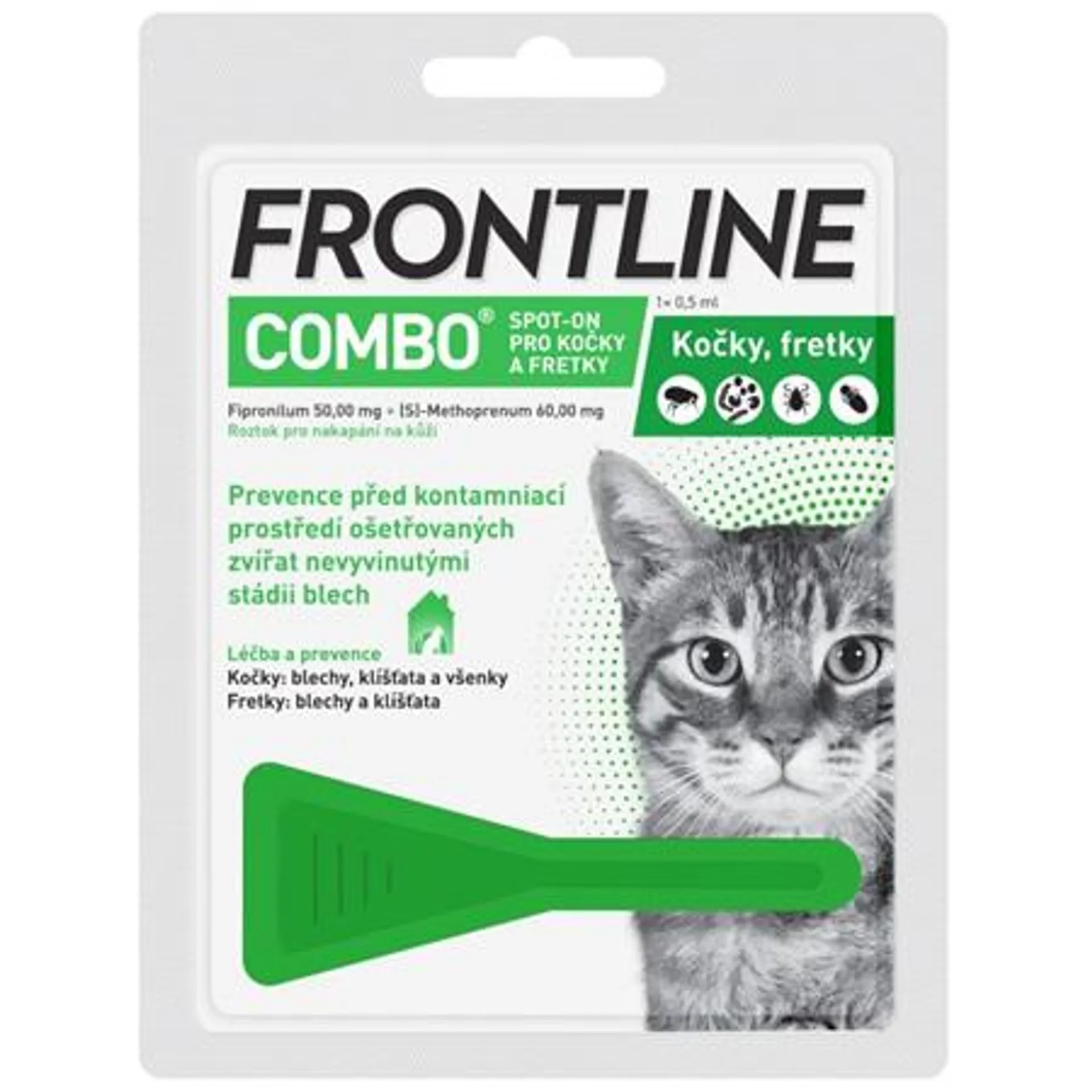 Frontline Combo spot-on pro kočky a fretky 1x 0,5 ml