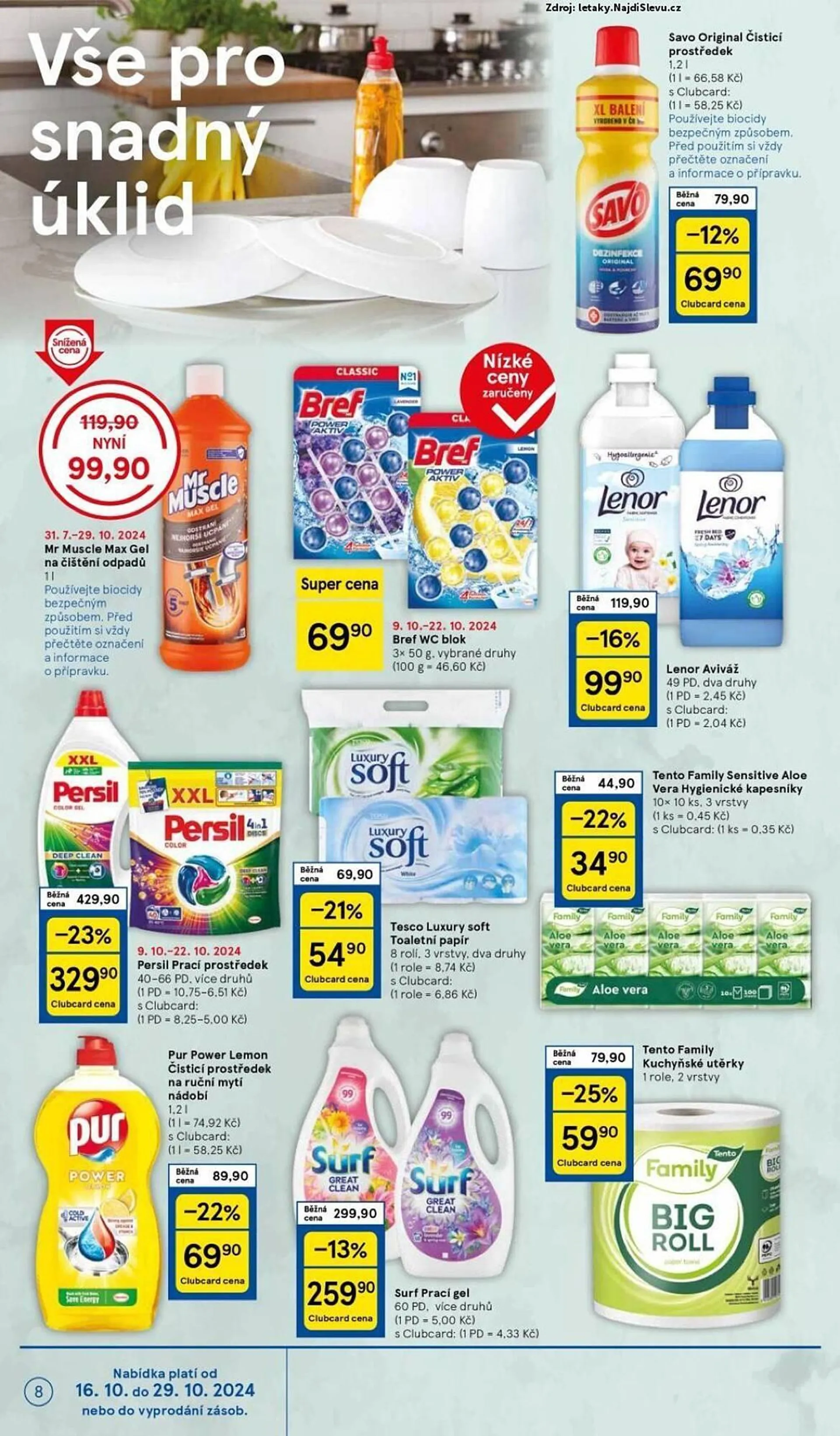 Tesco leták - 16. října 22. října 2024 - Page 8