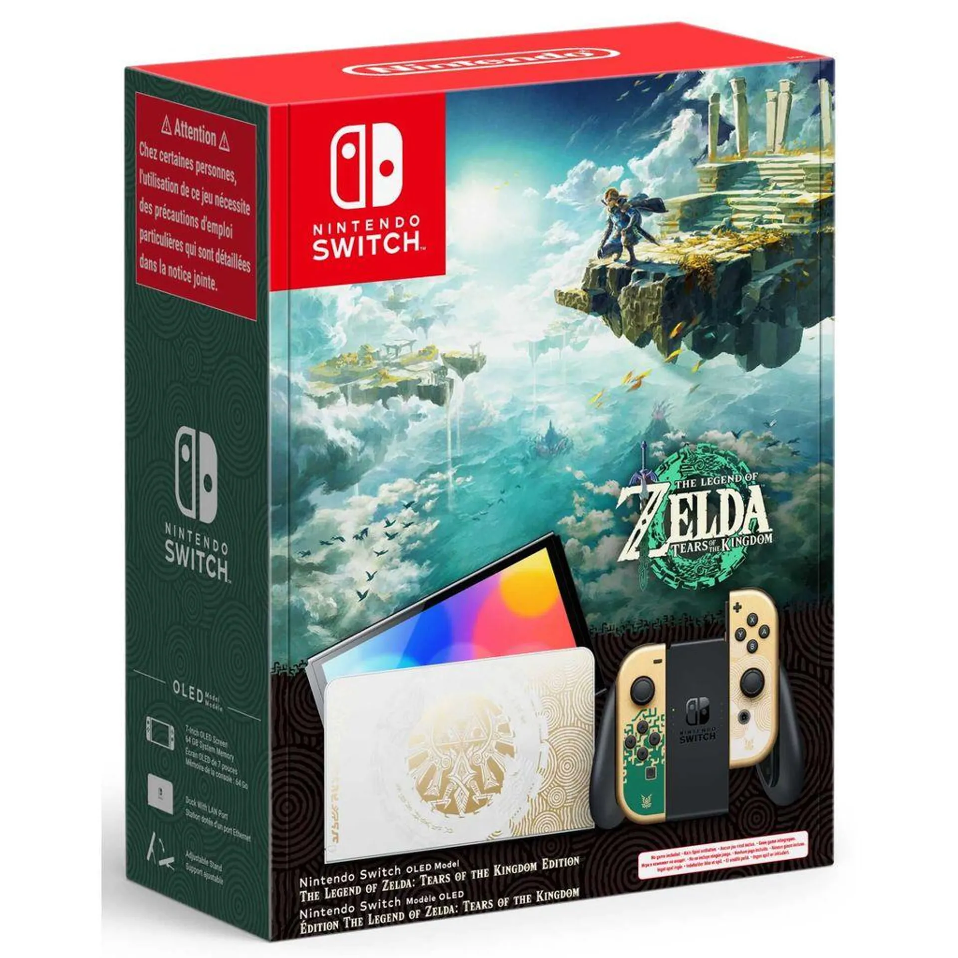 Switch Console OLED Legend of Zelda: Tears of the Kingdom Edition Nintendo