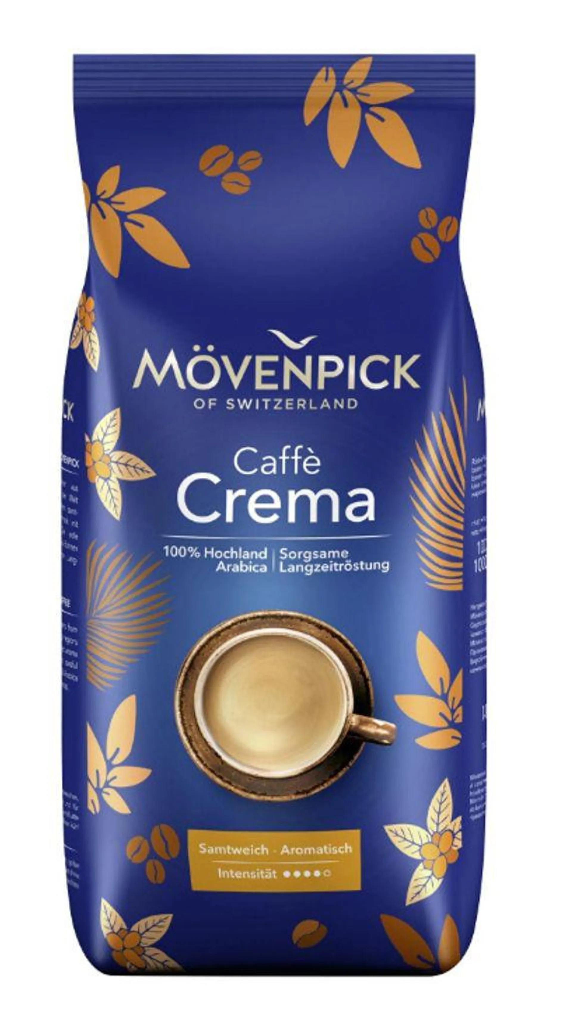 Mövenpick Café Crema zrnková káva 1 kg