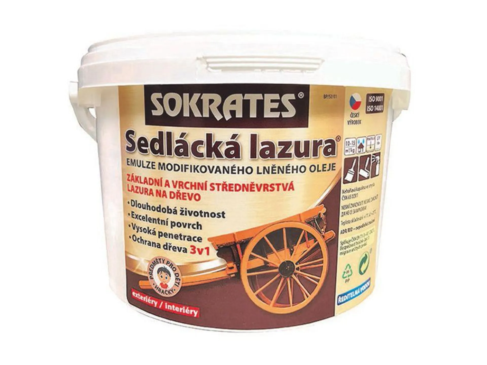 Lazura středněvrstvá Sedlácká 2 kg