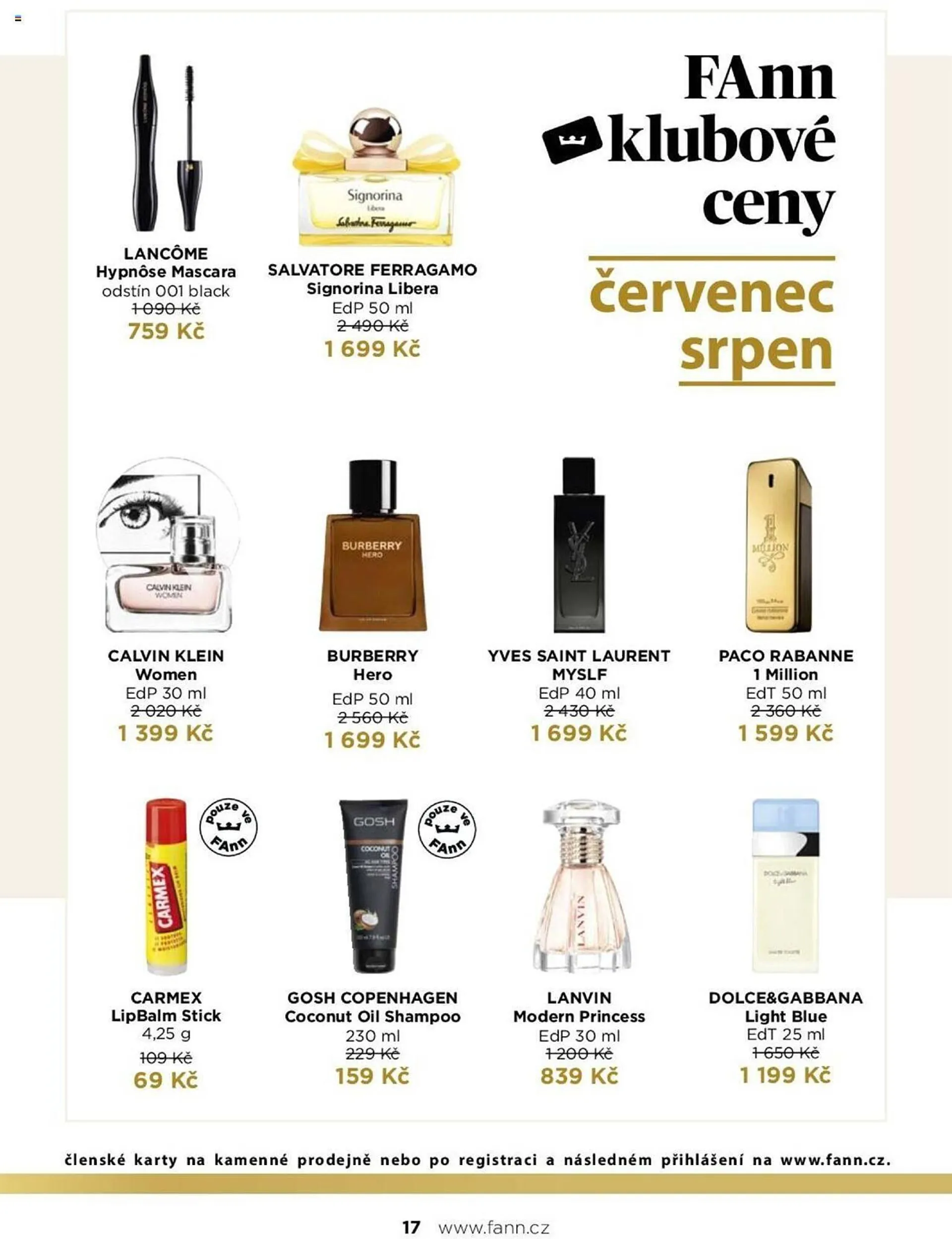 Fann Parfumerie leták - 3. června 31. srpna 2024 - Page 17