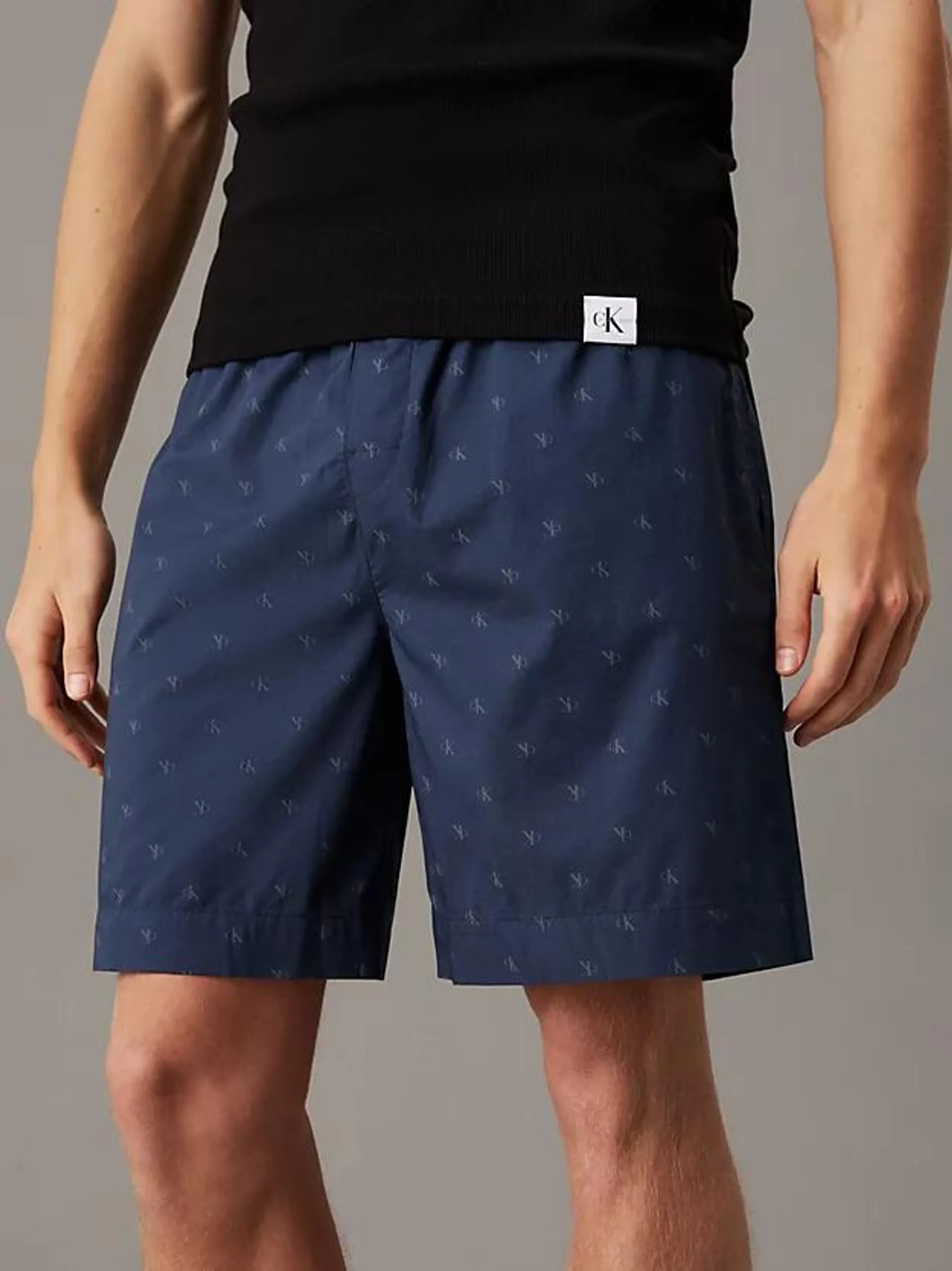 Cotton Poplin Pyjama Shorts