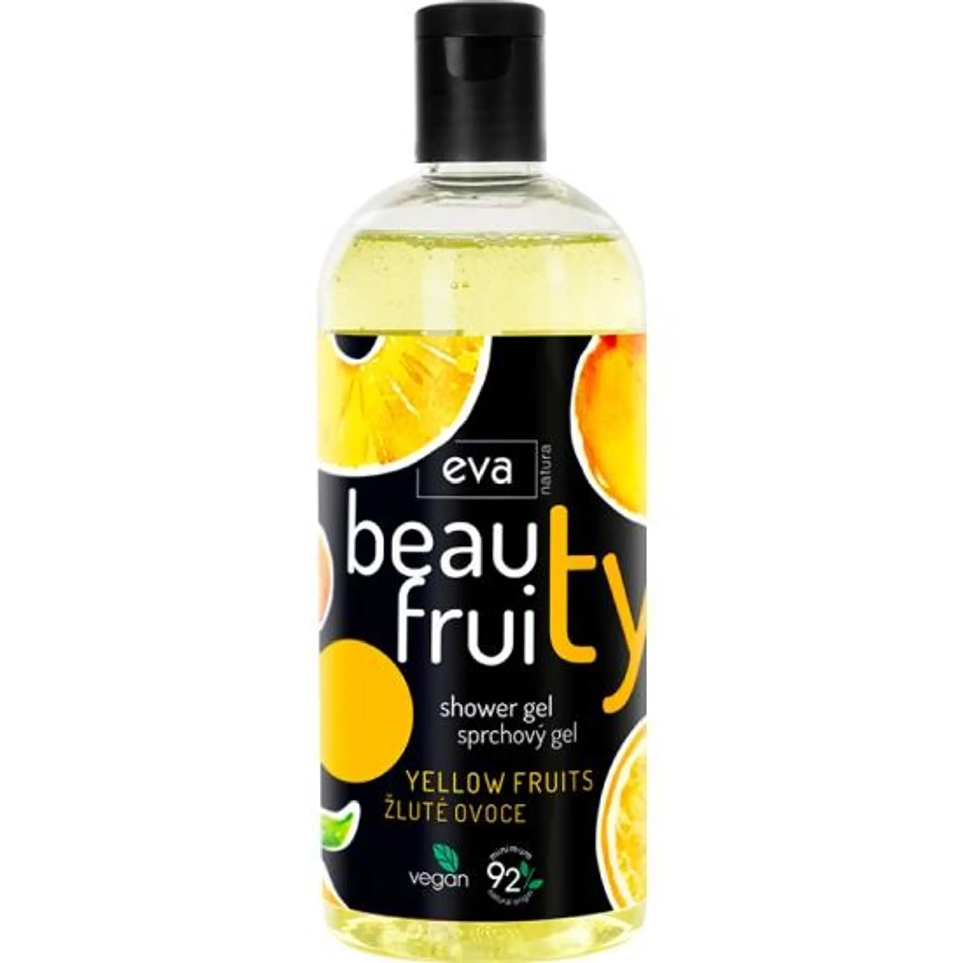 Eva Natura Beauty Fruity Yellow fruits sprchový gel, 400 ml