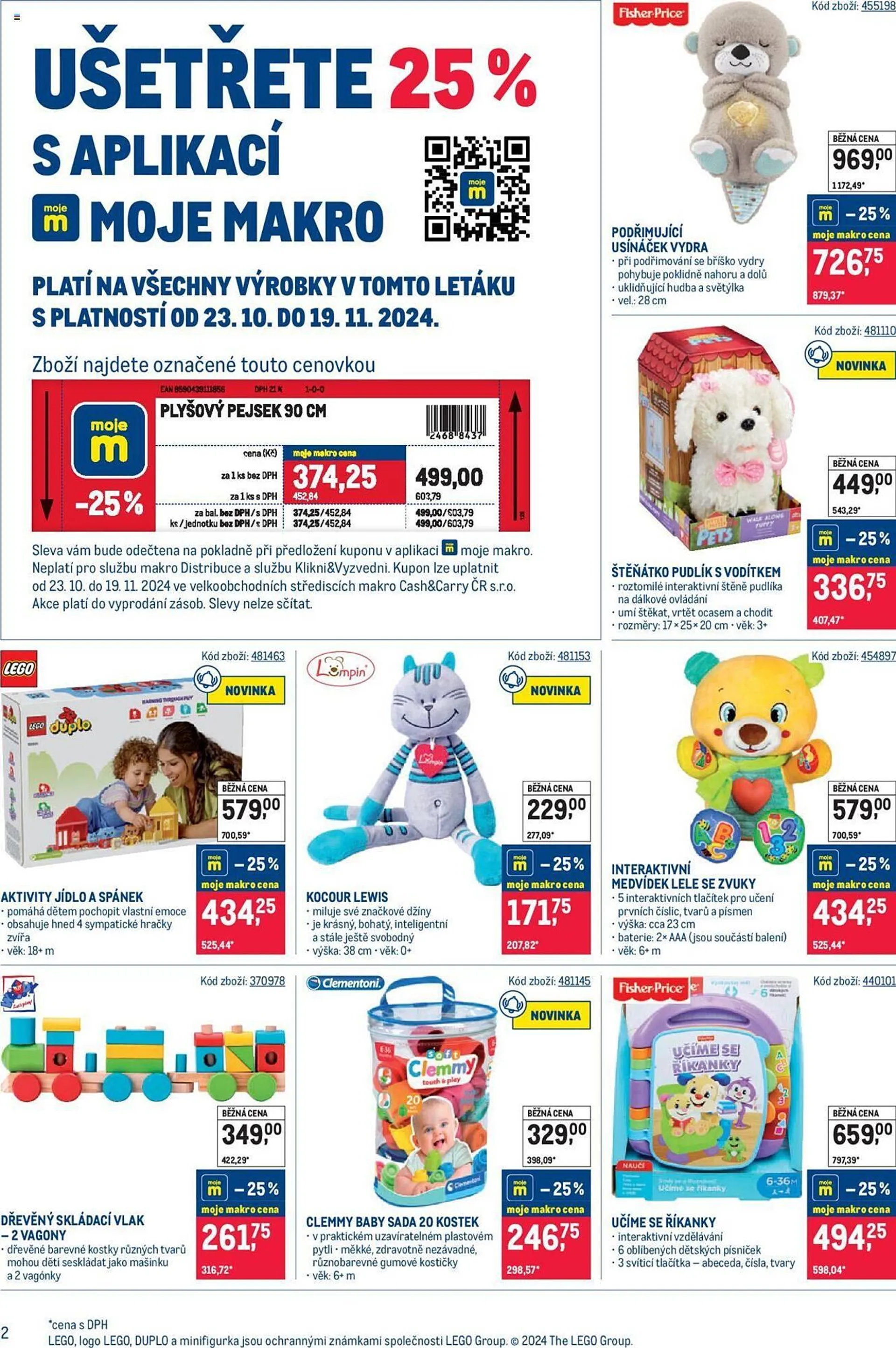 Makro leták - 23. října 19. listopadu 2024 - Page 2