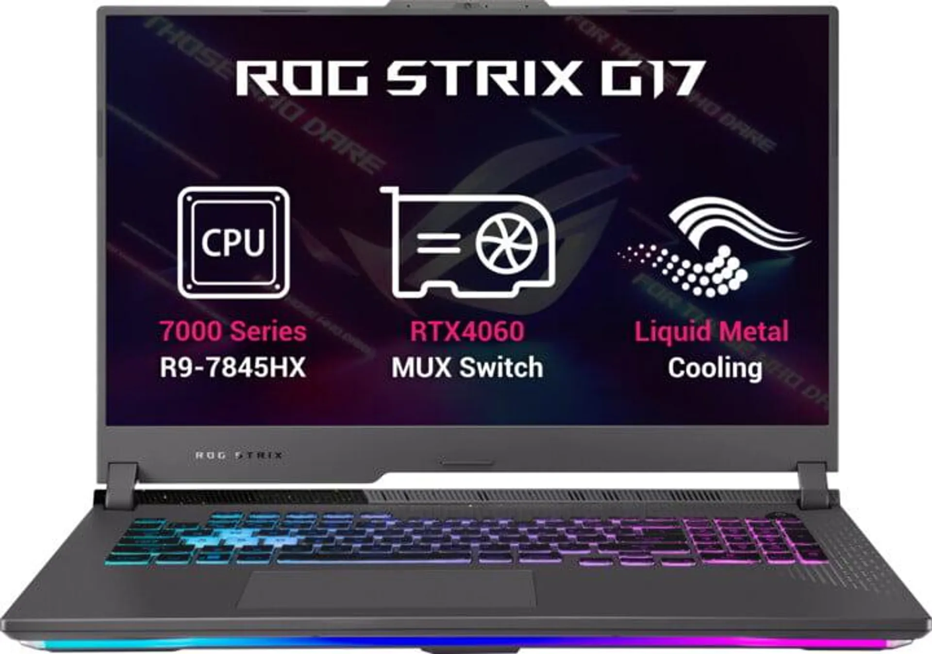 ASUS ROG Strix G17 (2023) G713PV, šedá