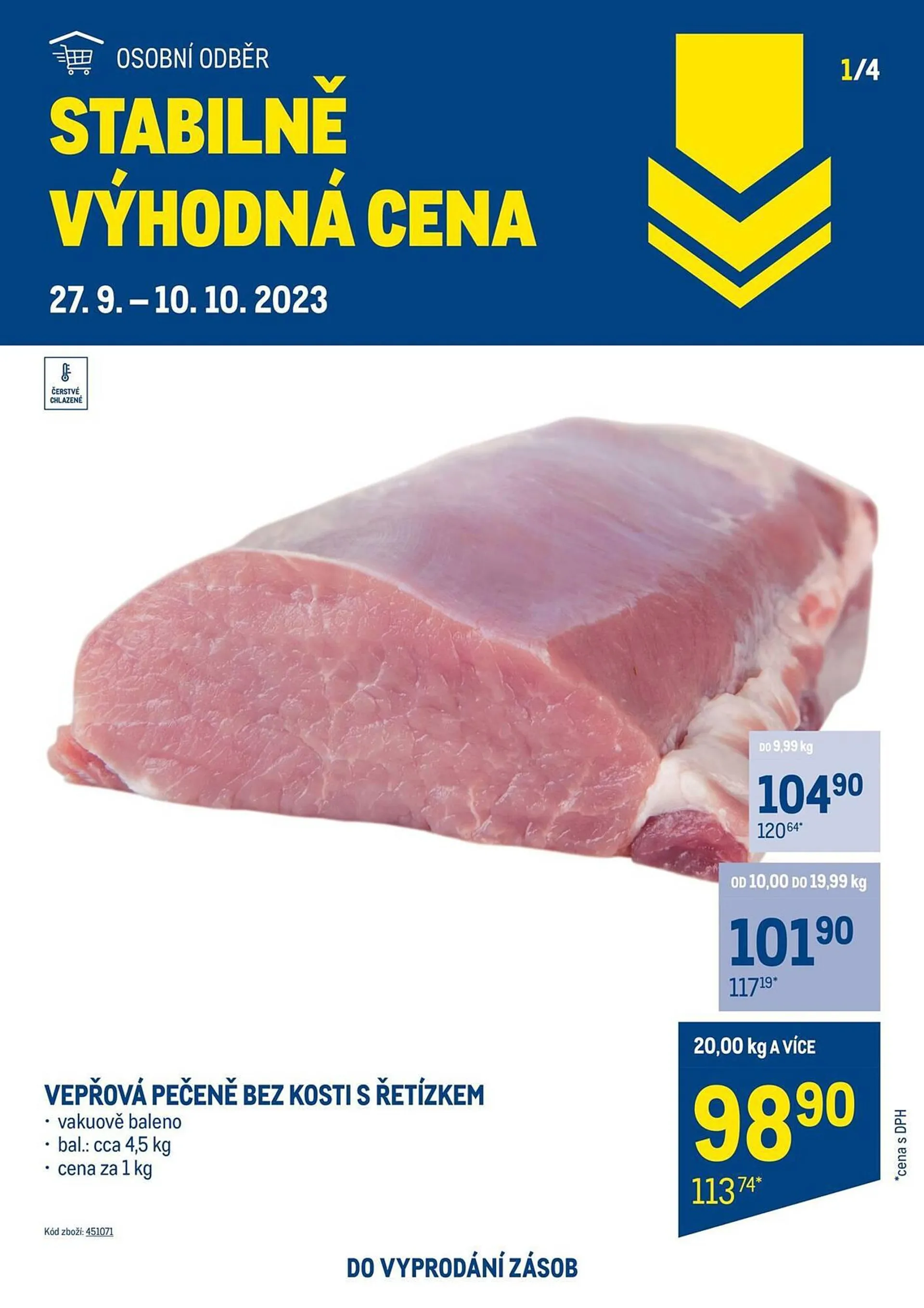 Makro leták - 27. září 10. října 2023 - Page 1