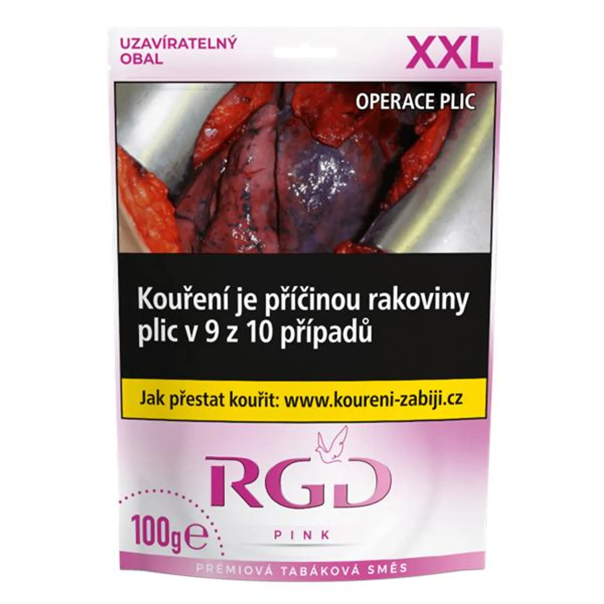 Tabák cigaretový RGD Pink 100g