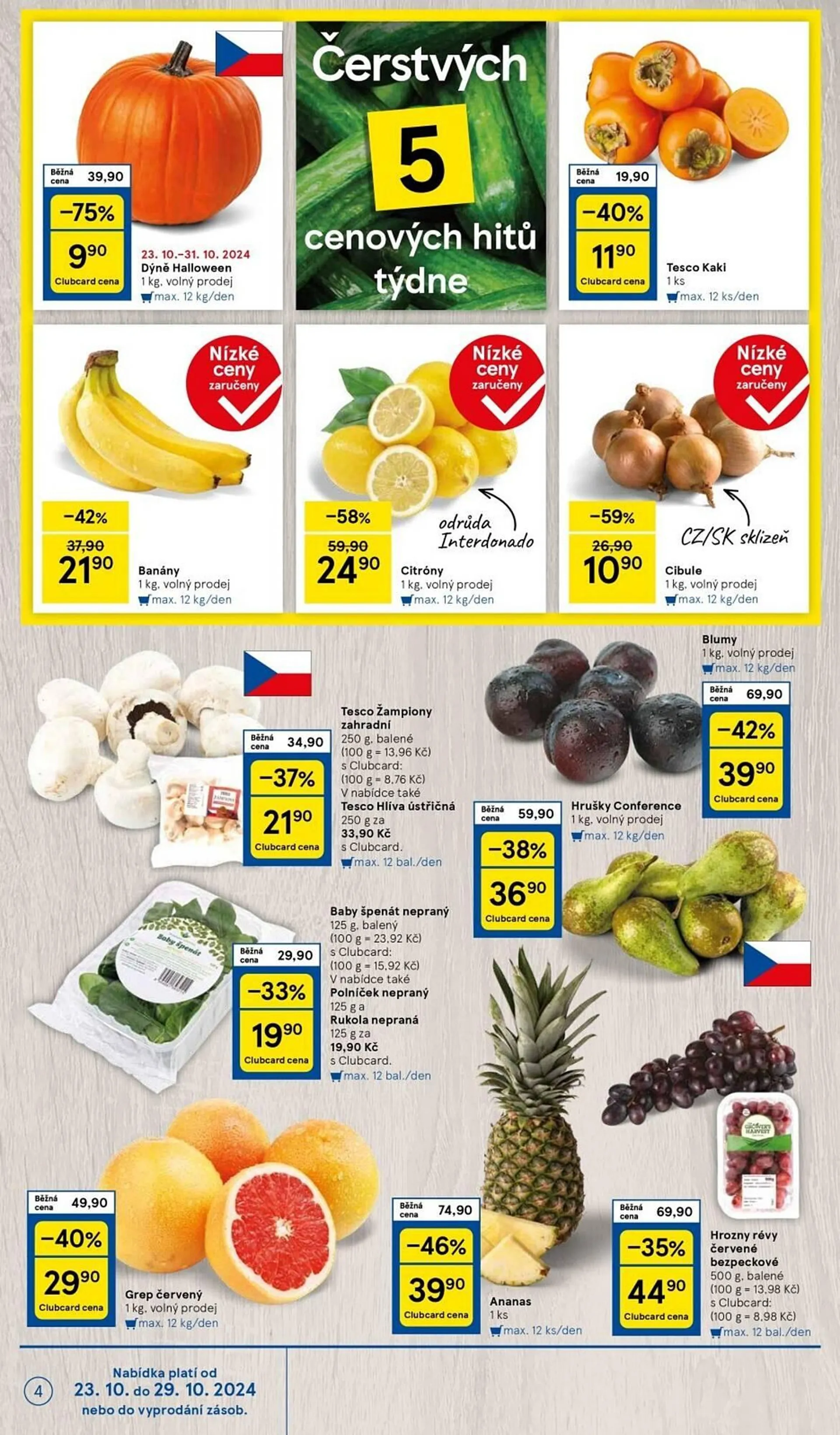 Tesco leták - 23. října 29. října 2024 - Page 4