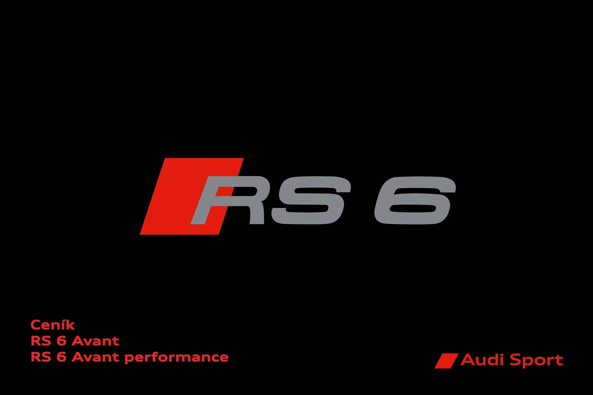 Audi RS6 leták - 1