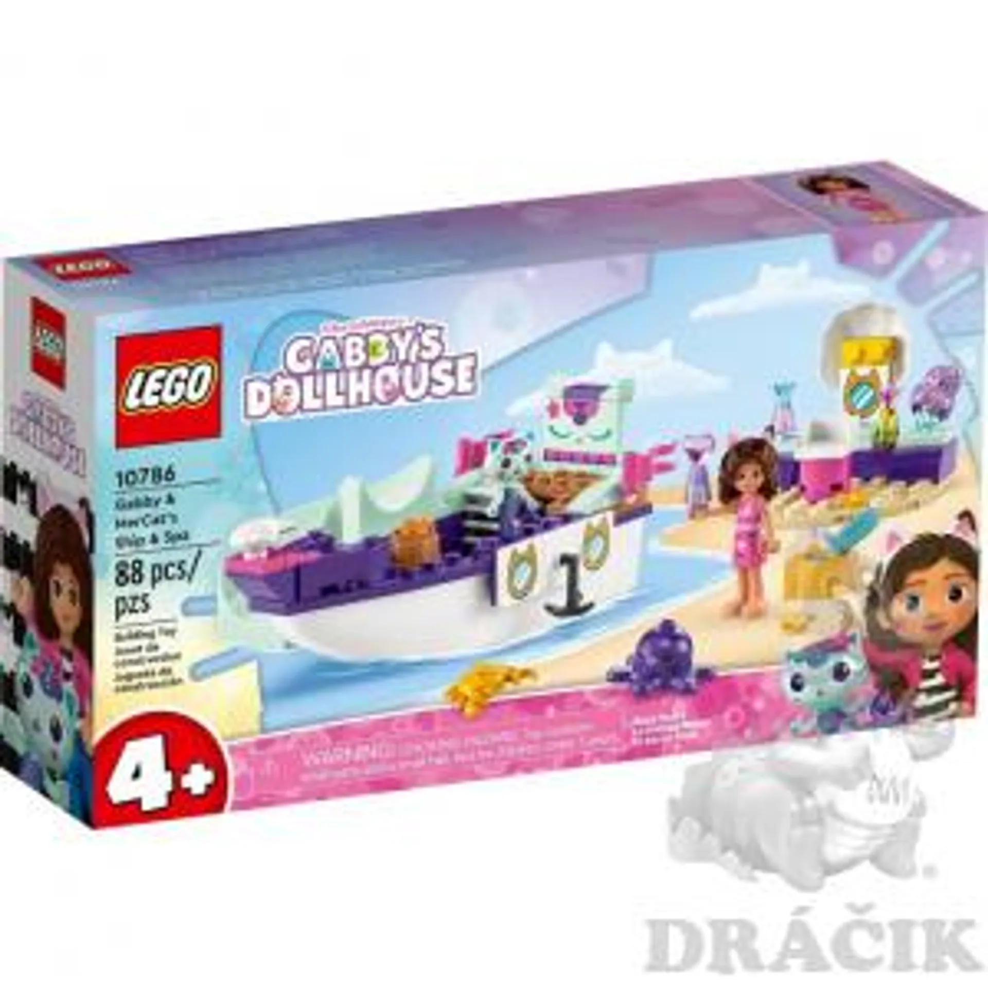 10786 Lego Gabby´S Dollhouse- Gabi a rybomačka na luxusnej Lodi