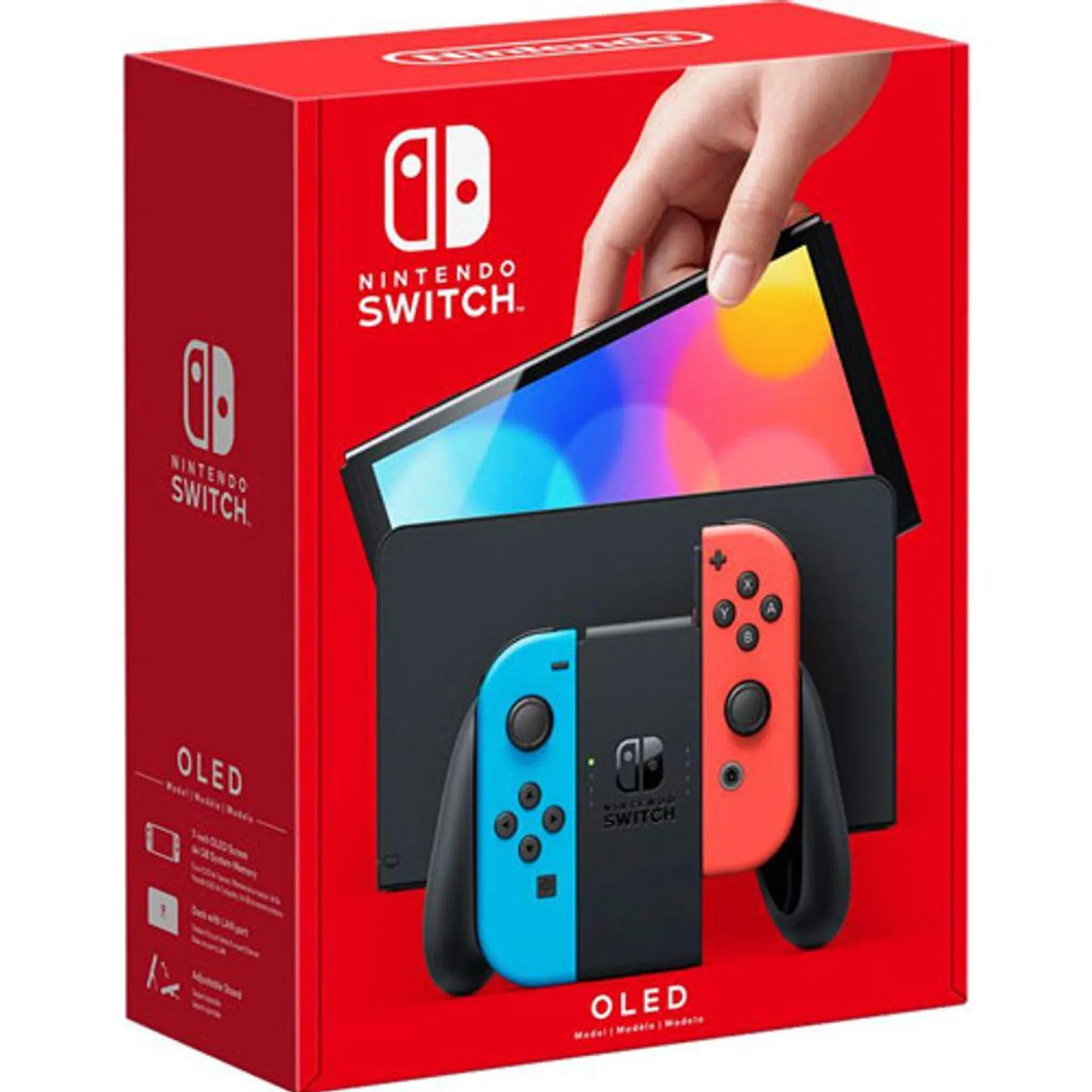 Nintendo Switch (OLED-Modell) Neon-Rot/Neon-Blau