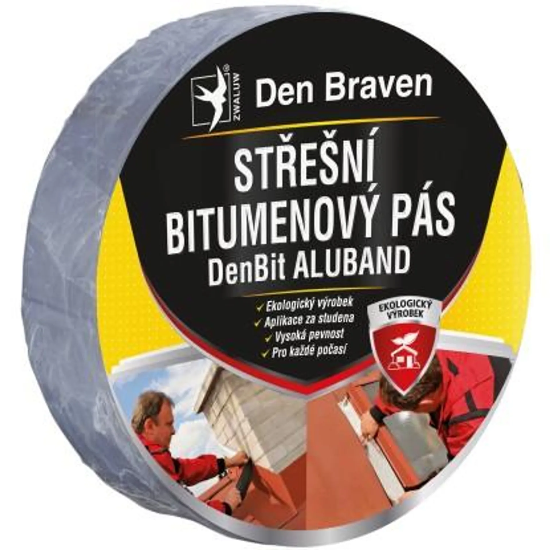 Den Braven Střešní bitumenový pás DenBit Aluband PLUS 50 mm x 10 m