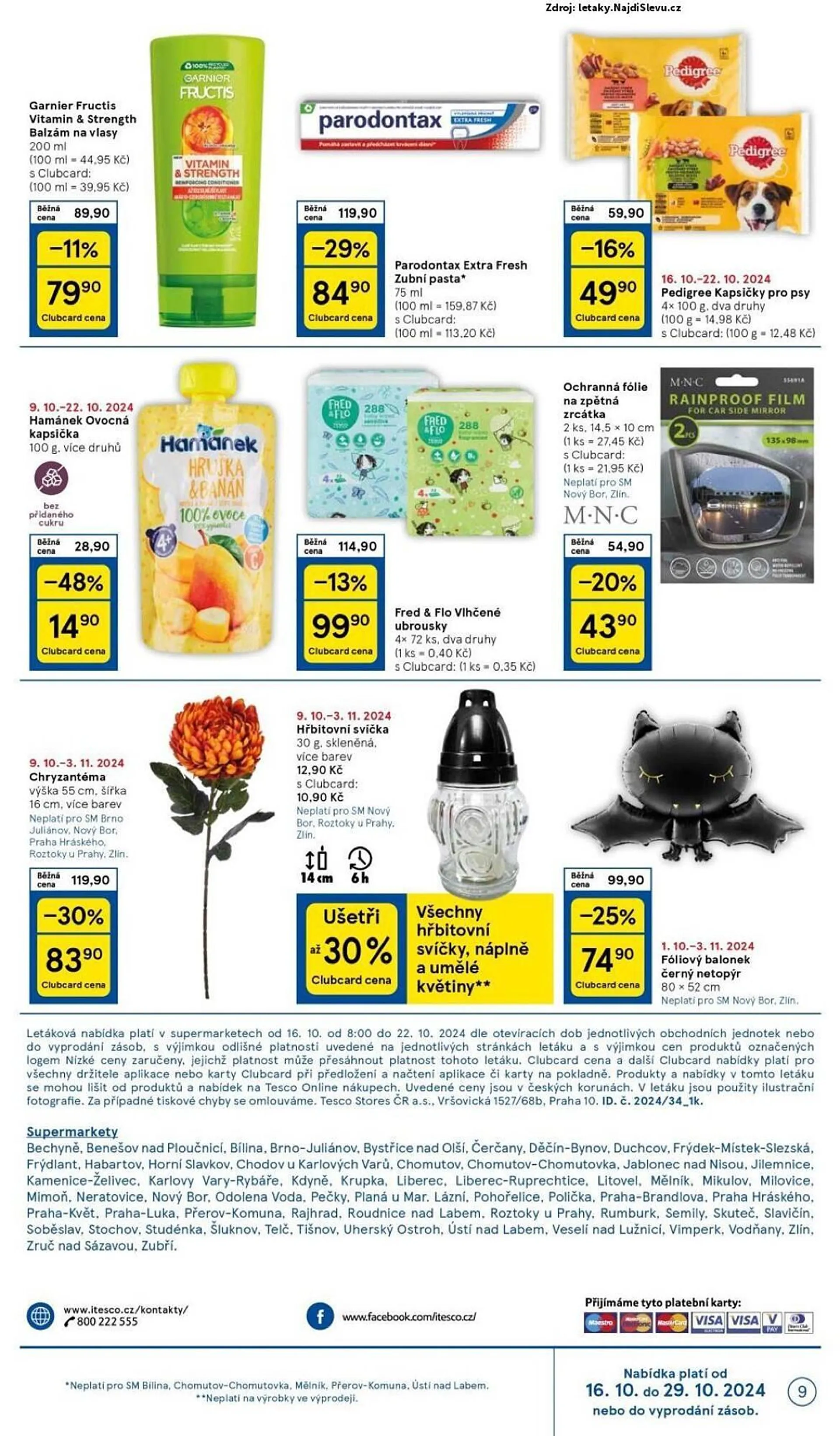 Tesco leták - 16. října 22. října 2024 - Page 9