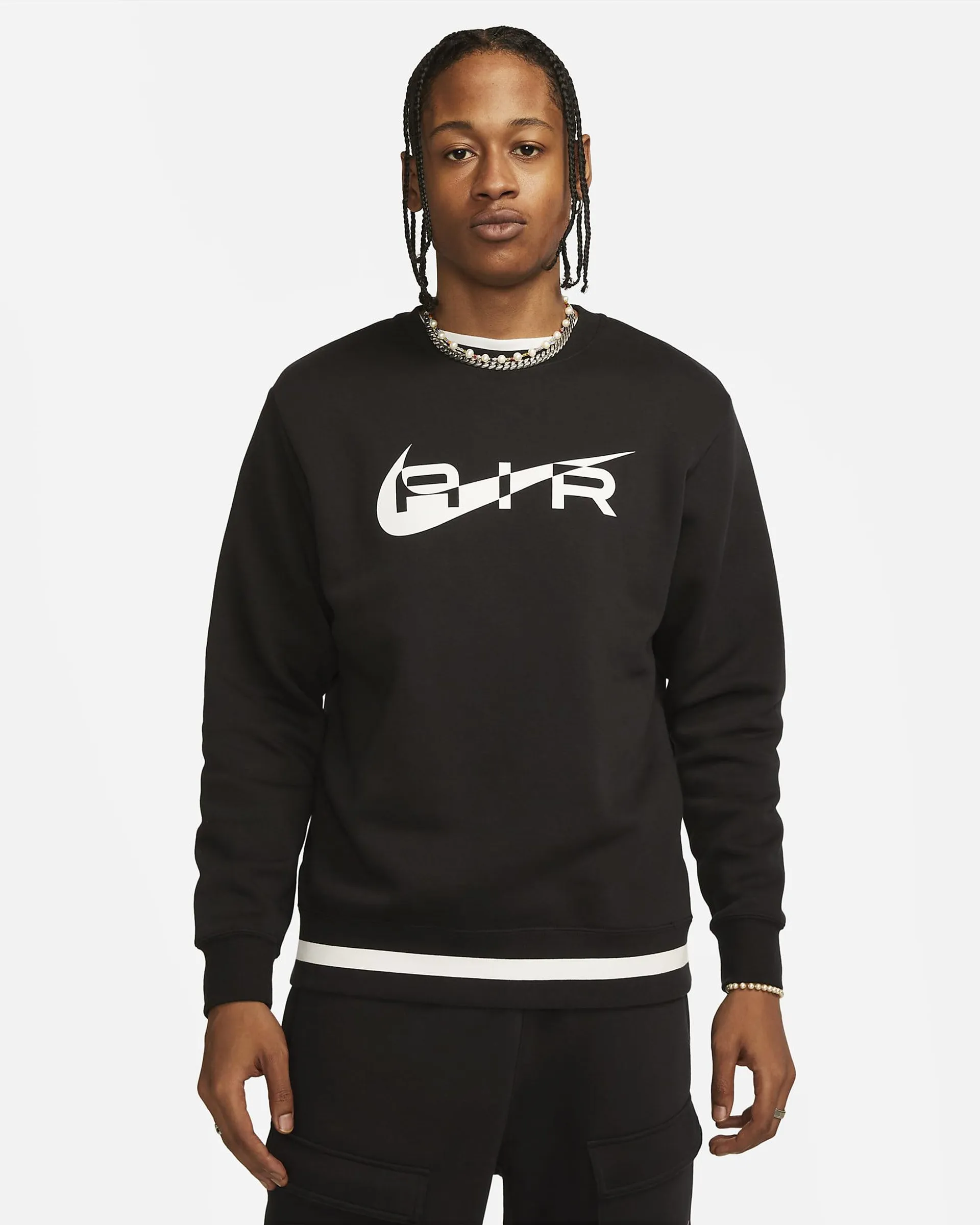 Men's Fleece Crew-Neck Sweatshirt